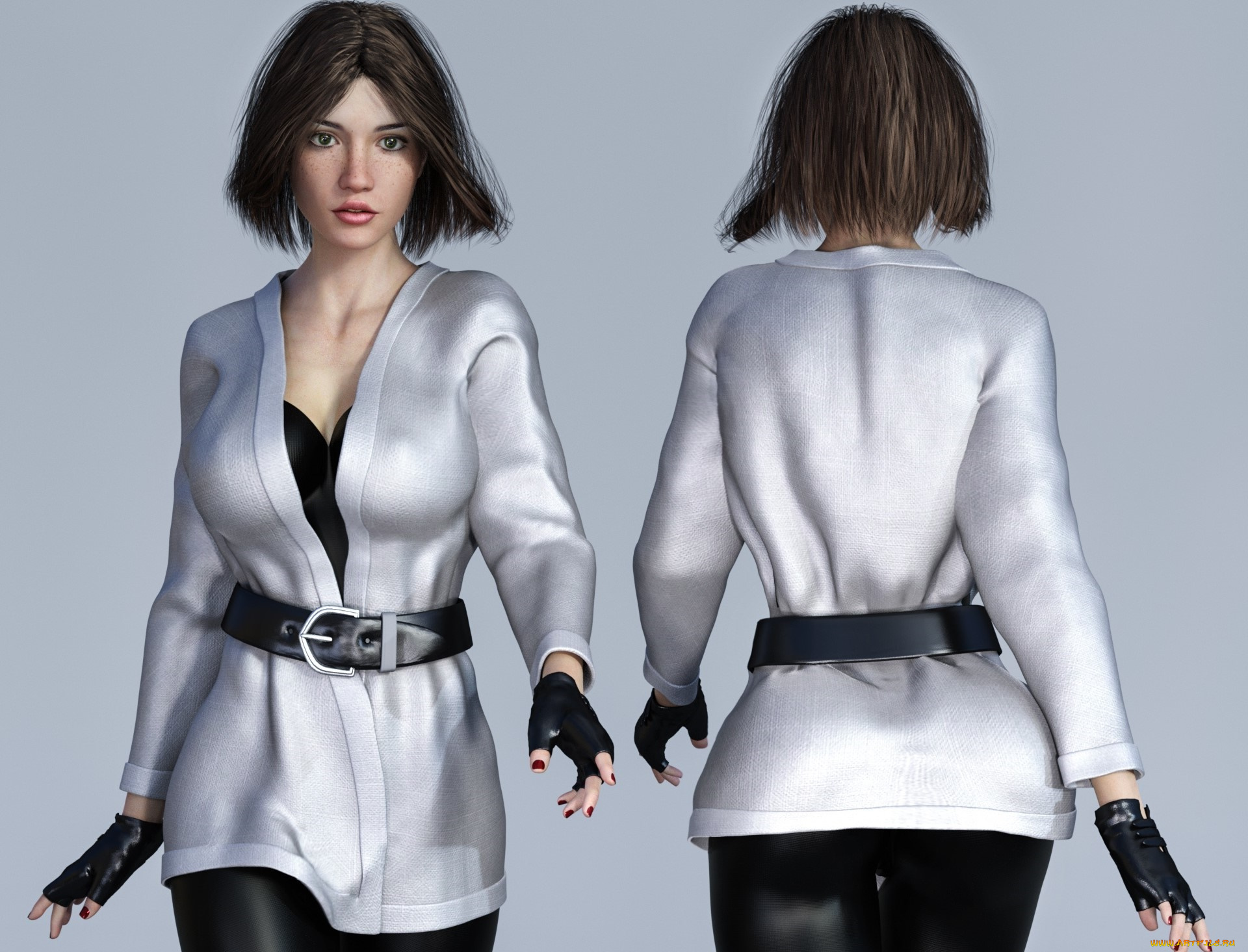 3д, графика, люди, , people, девушка, взгляд, фон