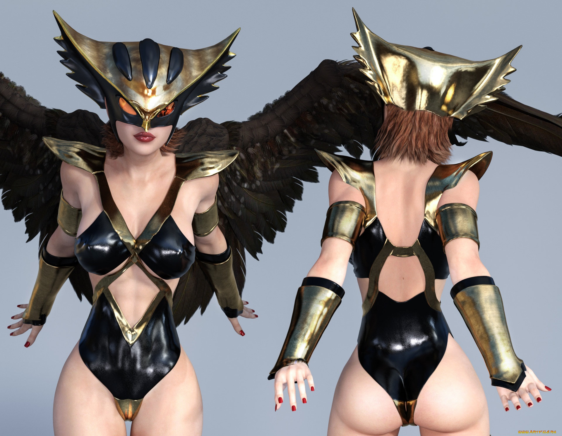 3д, графика, фантазия, , fantasy, девушка, взгляд, фон