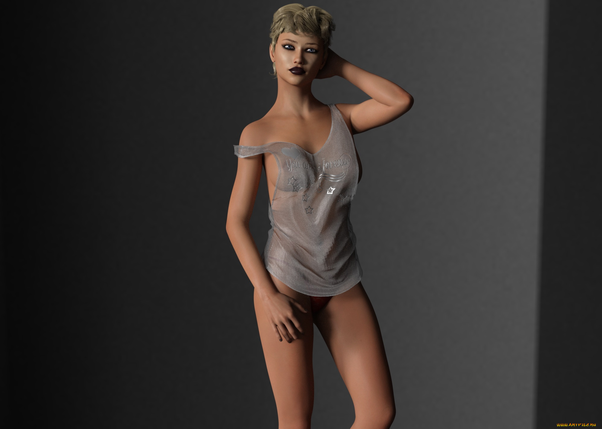 3д, графика, люди, , people, девушка, взгляд, фон