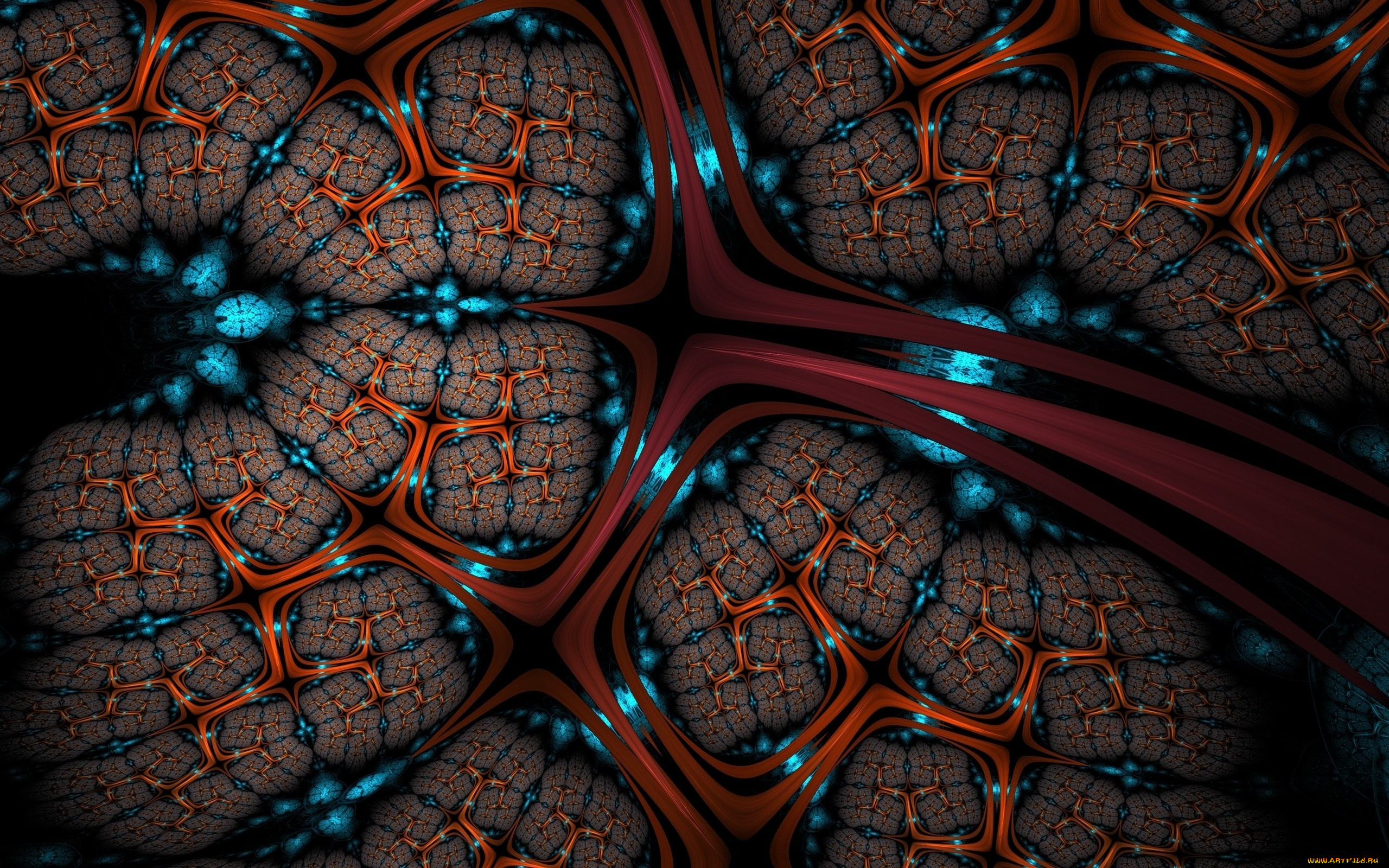 3д, графика, фракталы, , fractal, узор, фон, цвета