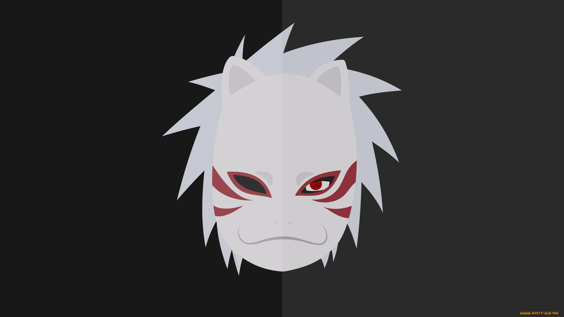 аниме, naruto, какаши, анбу, маска