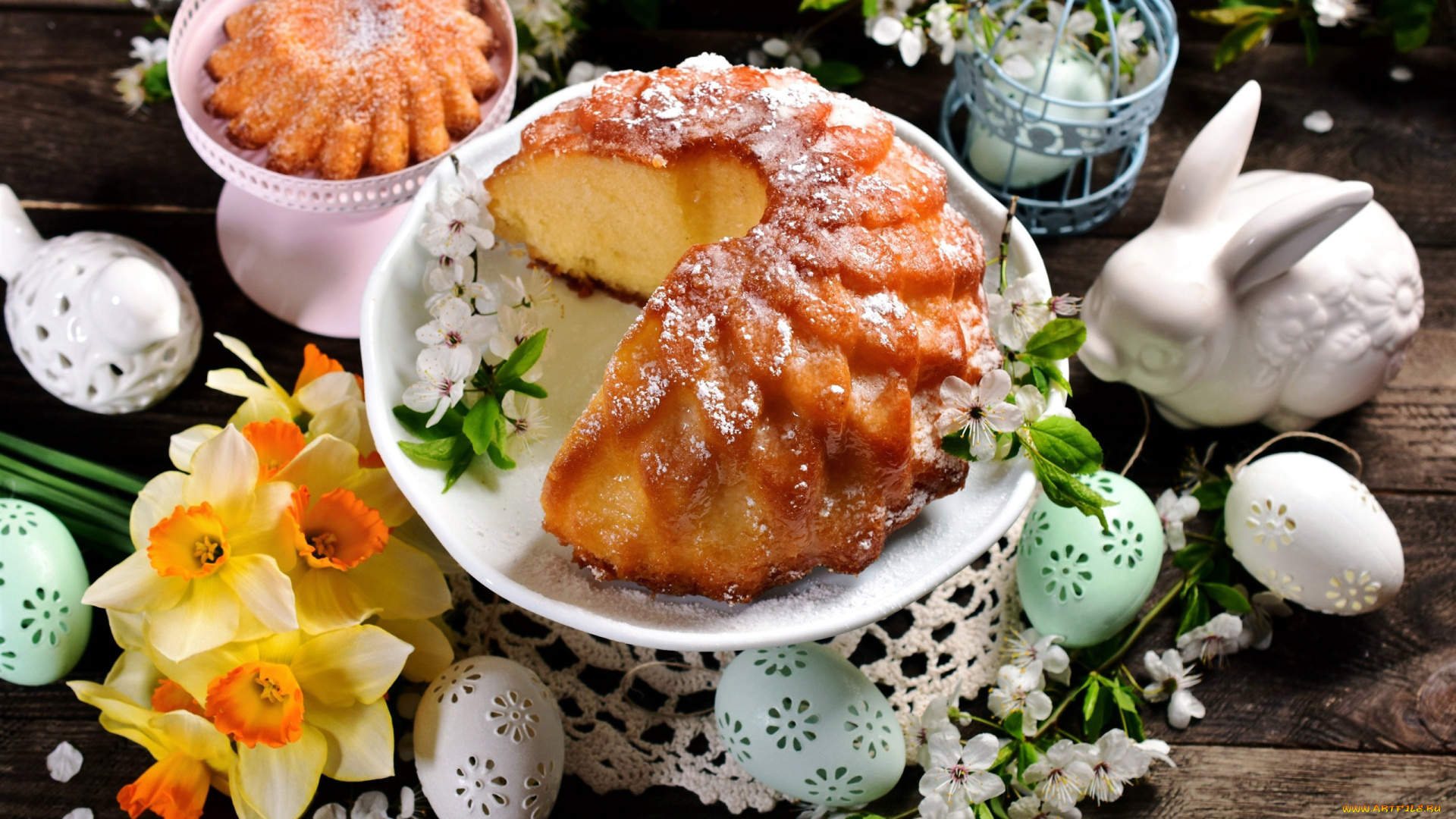 праздничные, пасха, кулич, ажурные, яйца