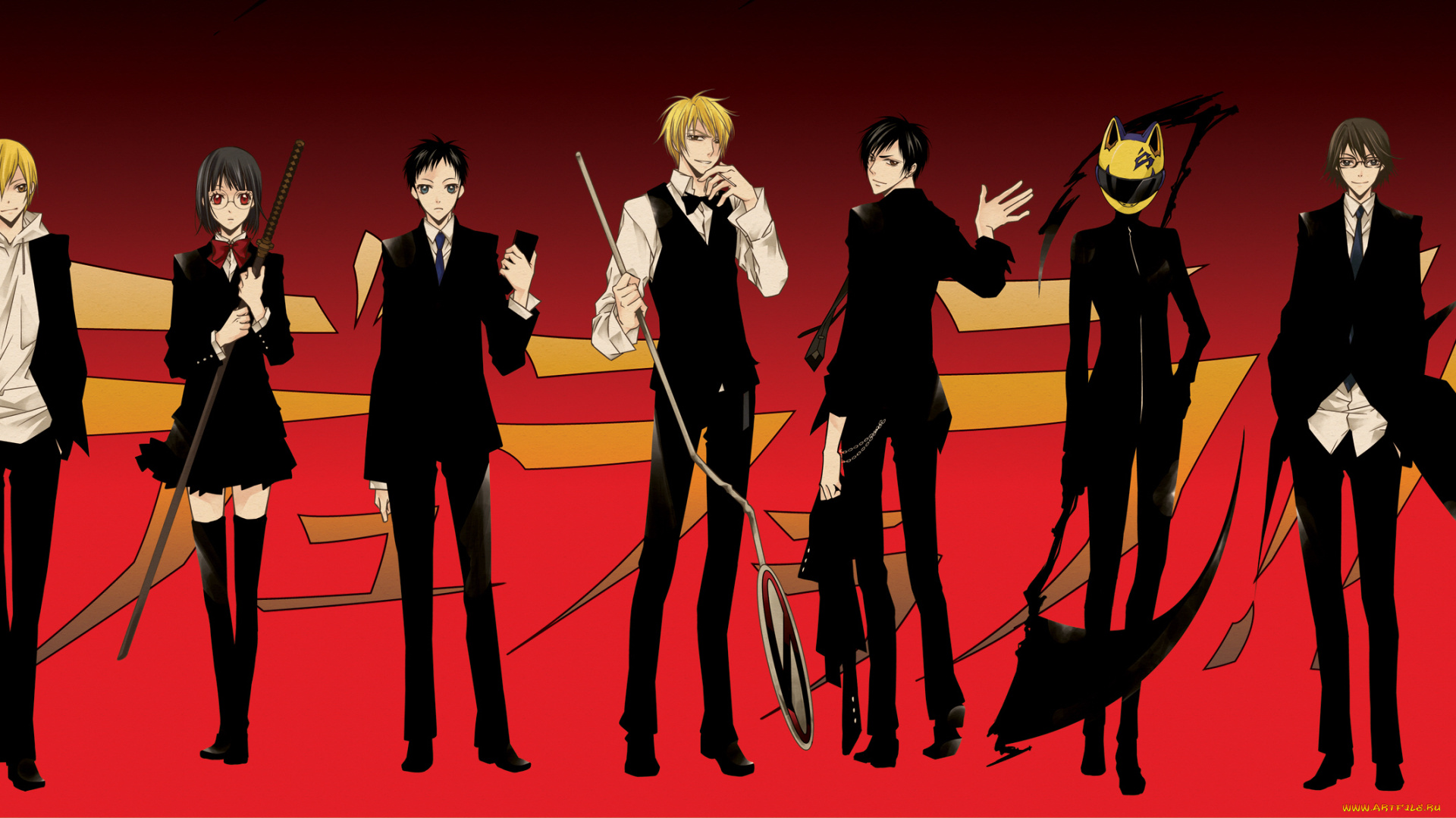 аниме, durarara, дюрарара