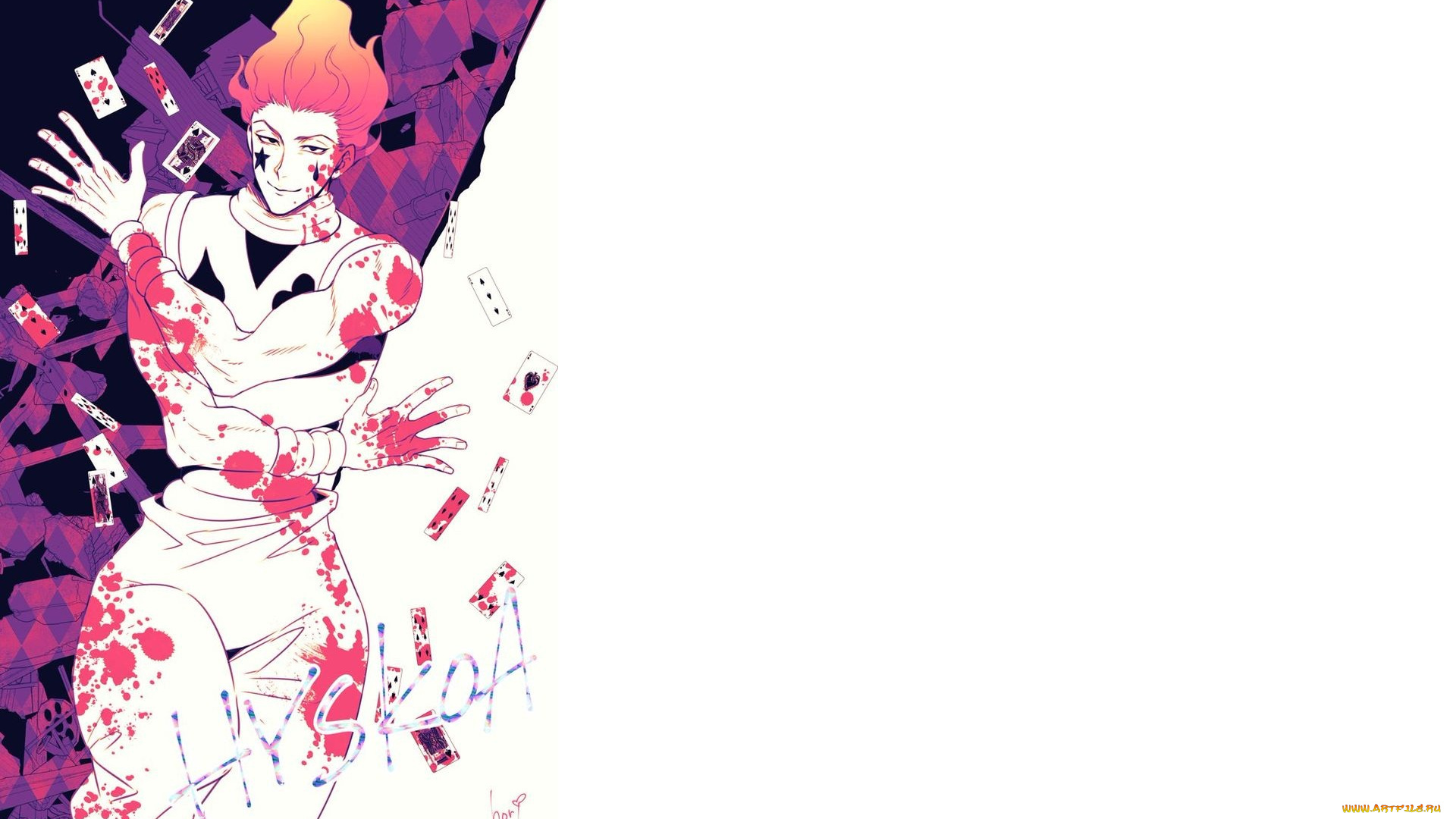 аниме, hunter, x, hunter, хисока