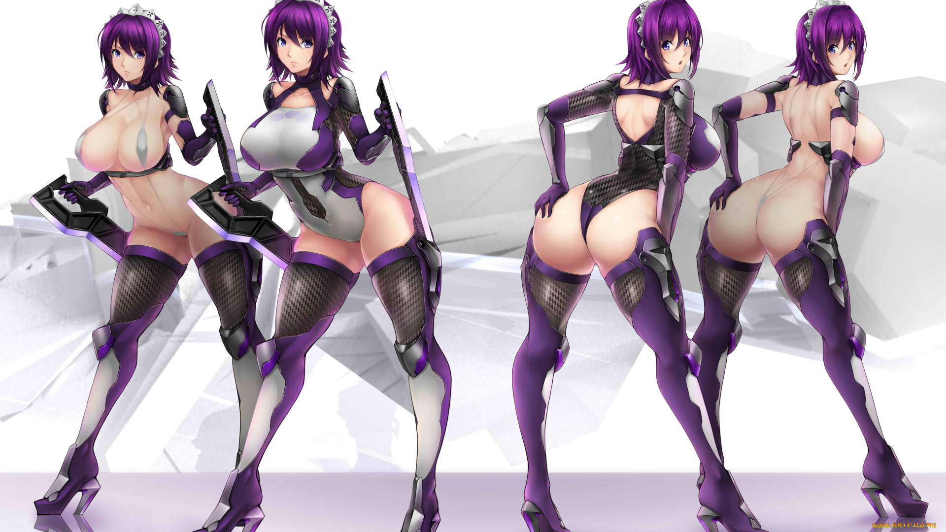 аниме, unknown, , другое, , девушка, фон, взгляд, униформа