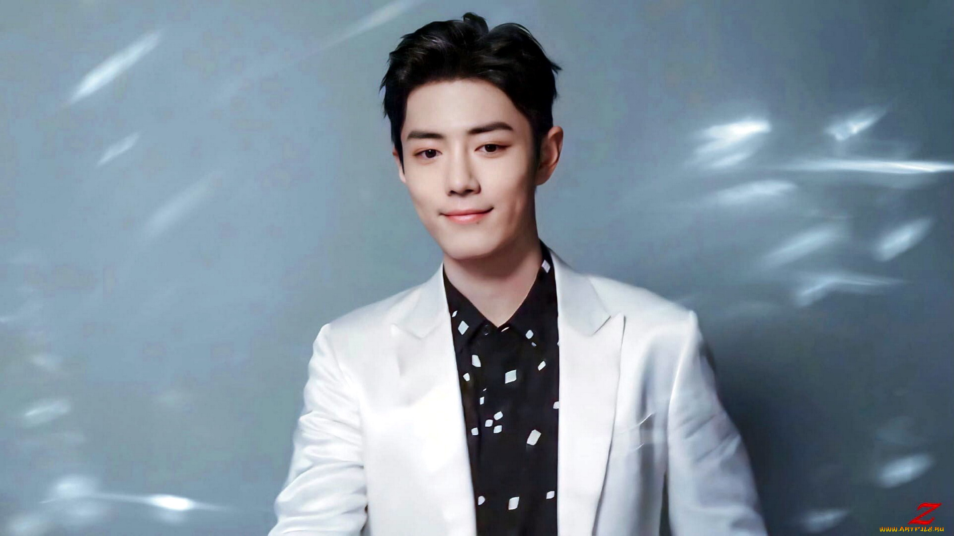 мужчины, xiao, zhan, актер, пиджак