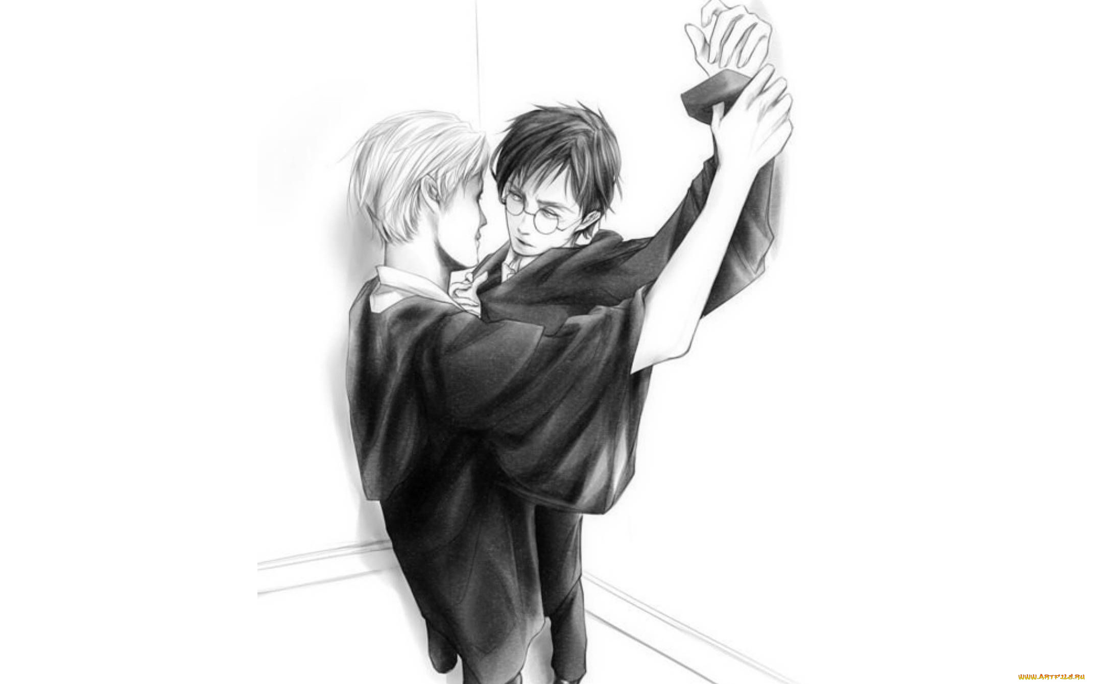 рисованное, кино, , мультфильмы, гарри, поттер, драко, малфой