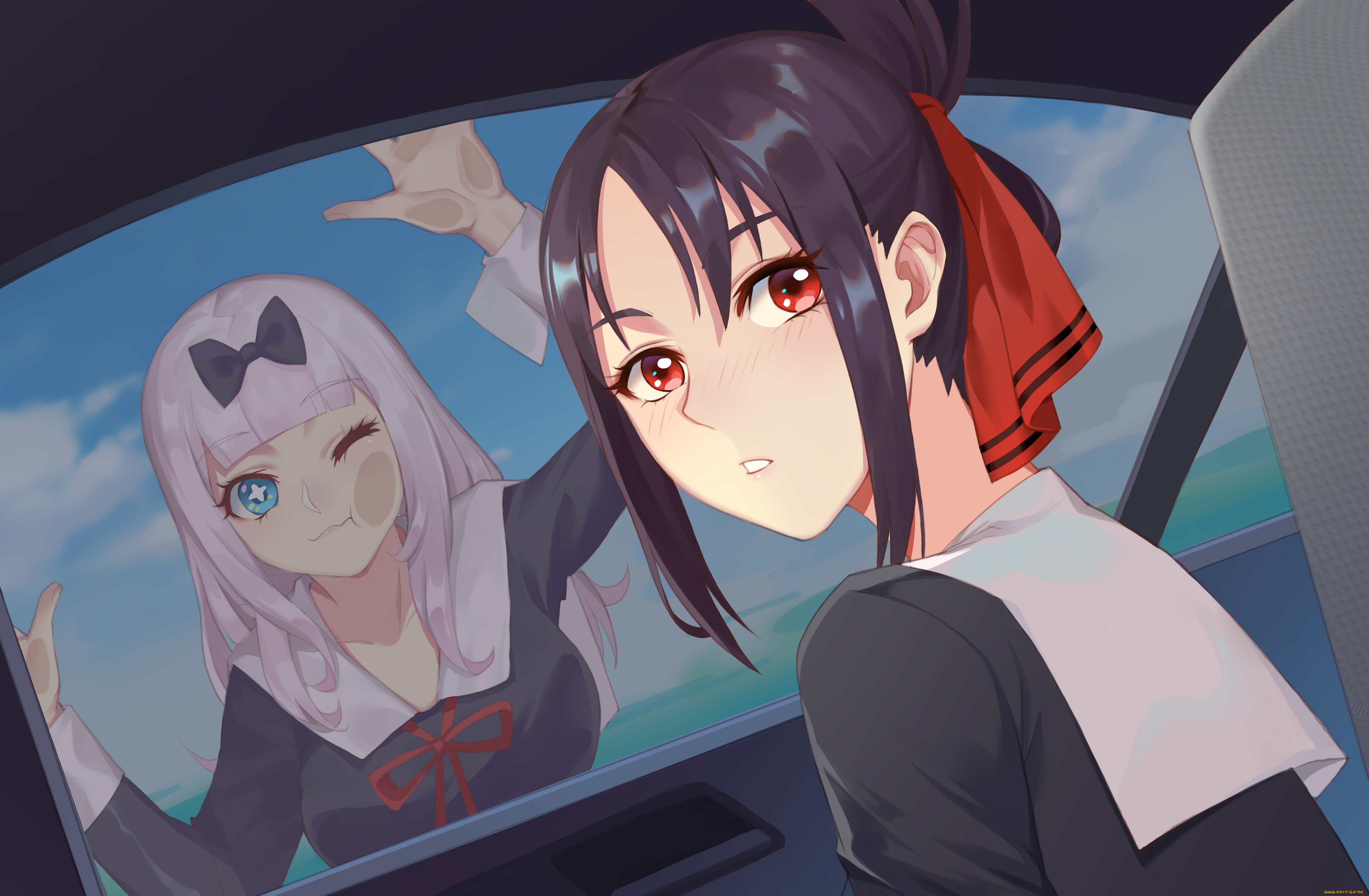 аниме, kaguya-sama, , love, is, war, госпожа, кагуя, в, любви, как, на, войне