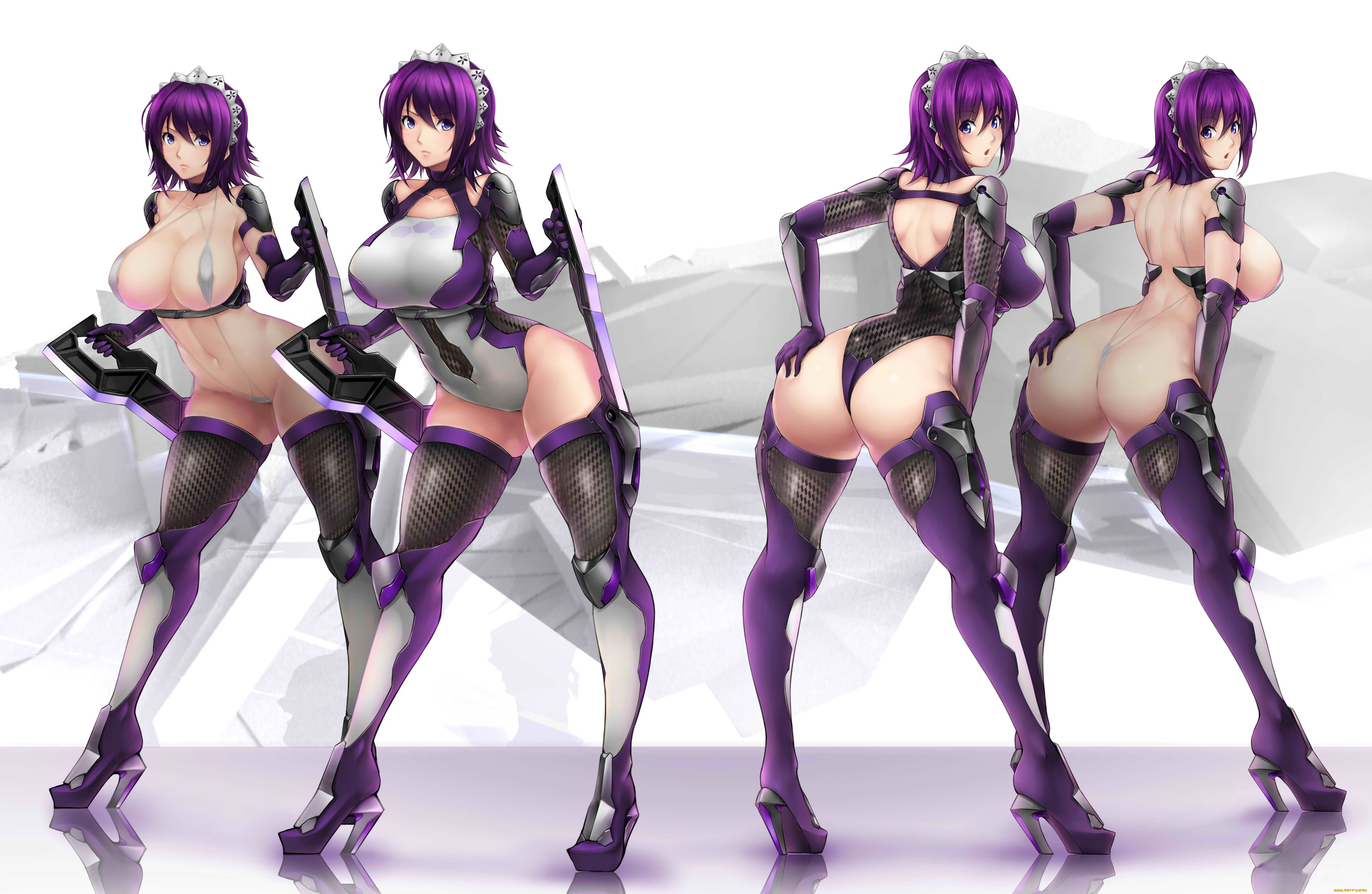 аниме, unknown, , другое, , девушка, фон, взгляд, униформа