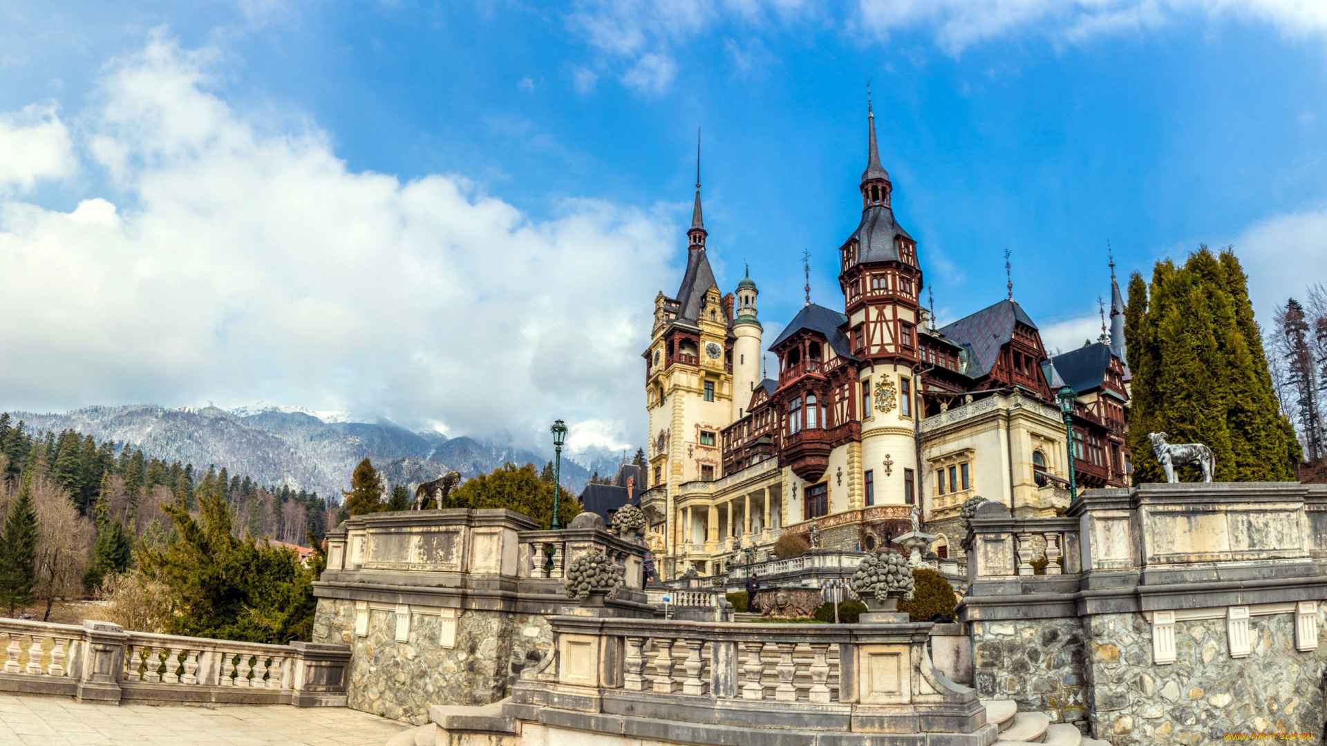 peles, castle, prahova, county, romania, города, замок, пелеш, , румыния, peles, castle, prahova, county