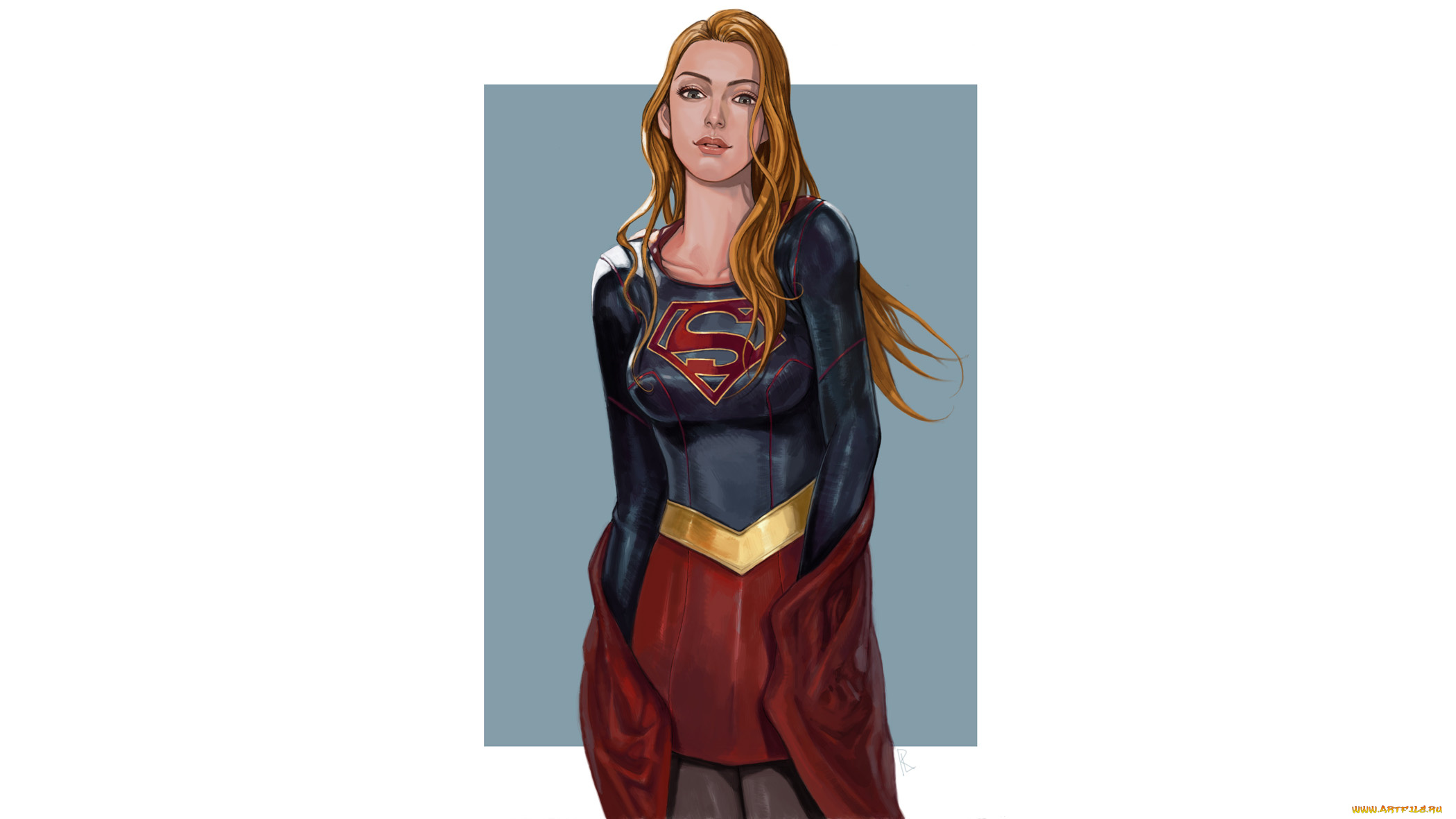 рисованное, комиксы, supergirl
