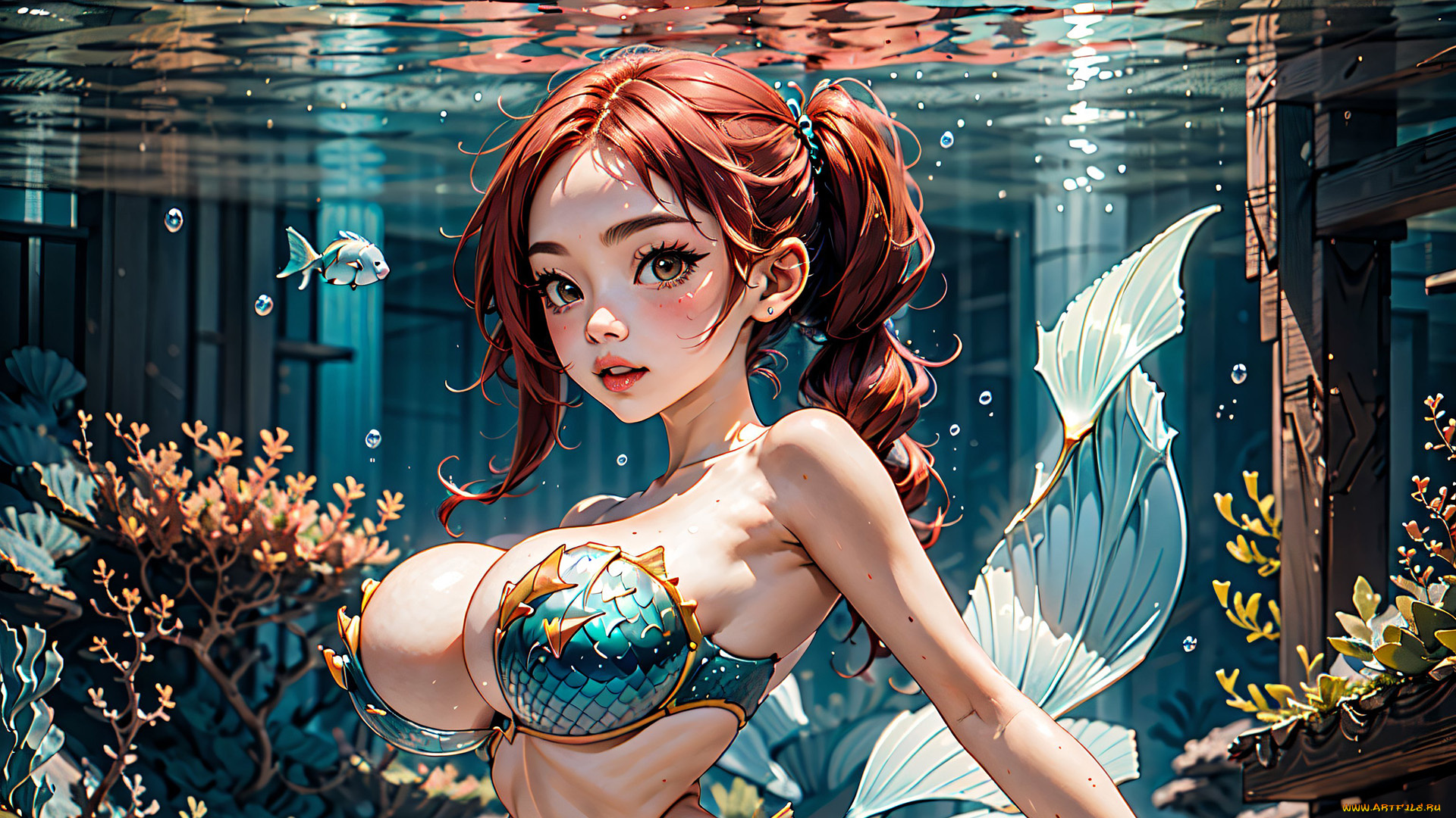 фэнтези, русалки, нейросети, графика, нейроарт, ai, art, нейронные, сети, рисунки, нейро, искусство, нейрографика, graphics, neuroart, neural, networks, drawings, neuro, neurography