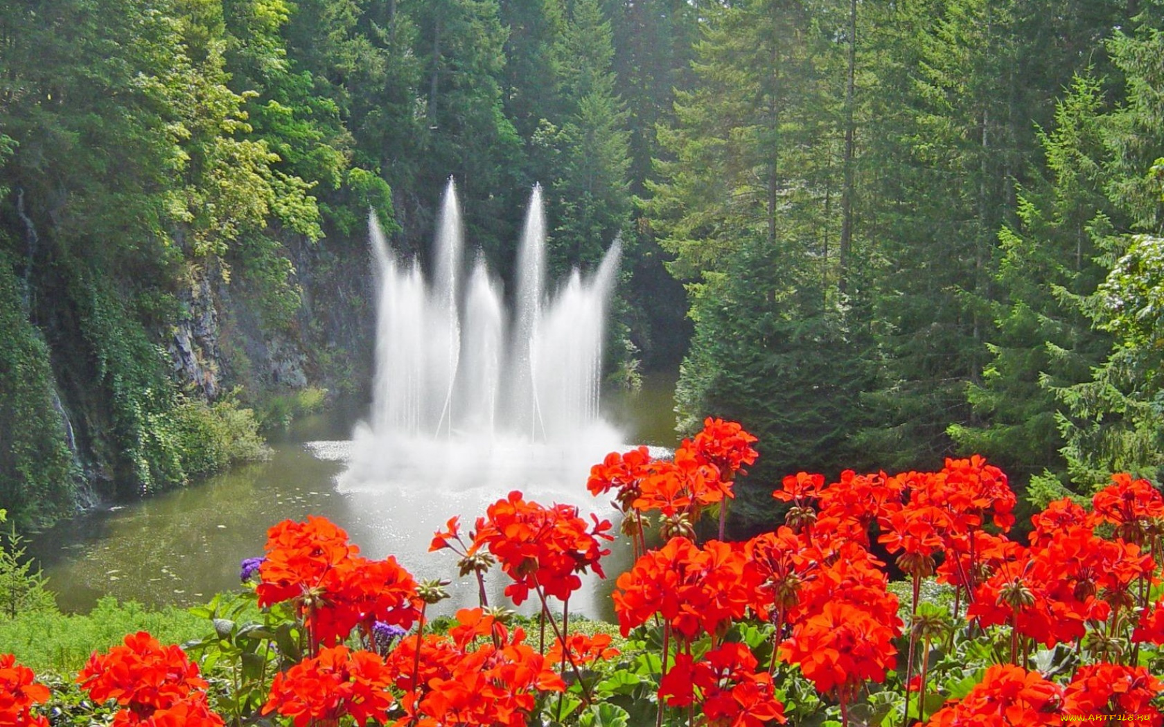 природа, водопады