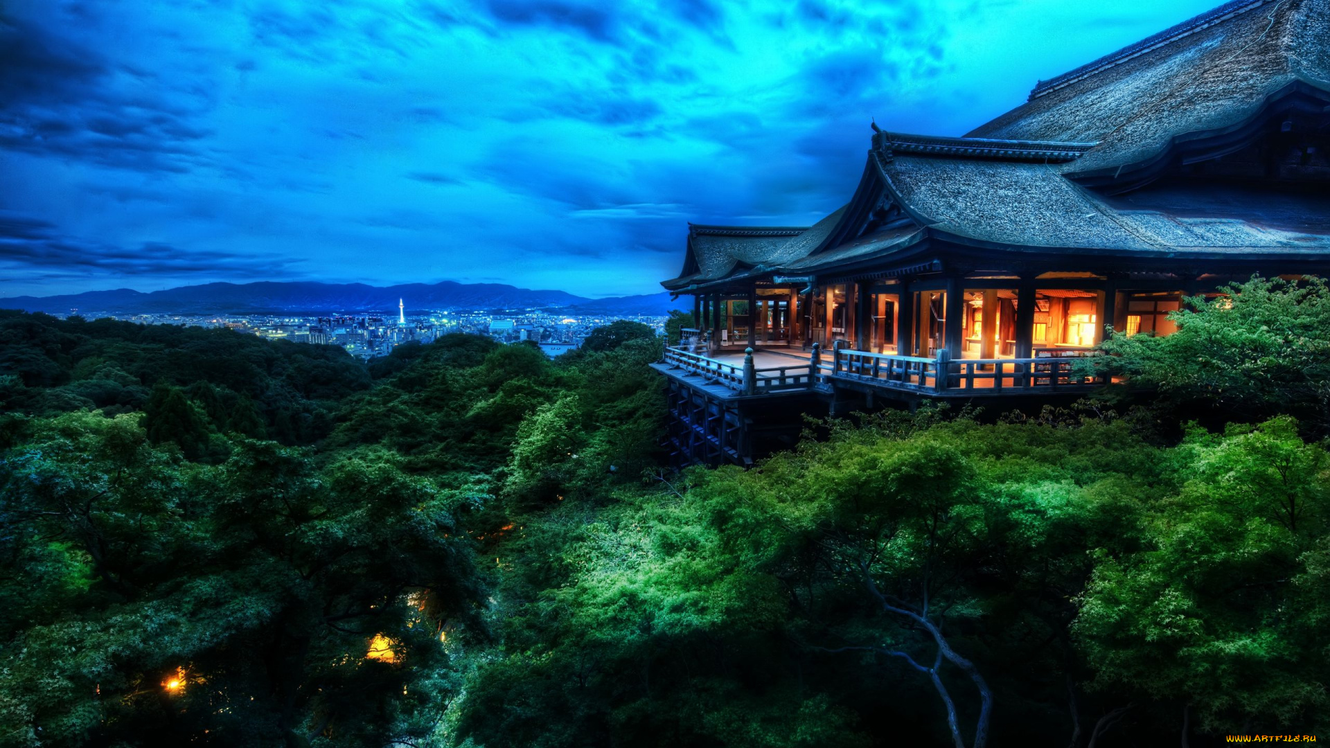 the, treetop, temple, города, буддистские, другие, храмы