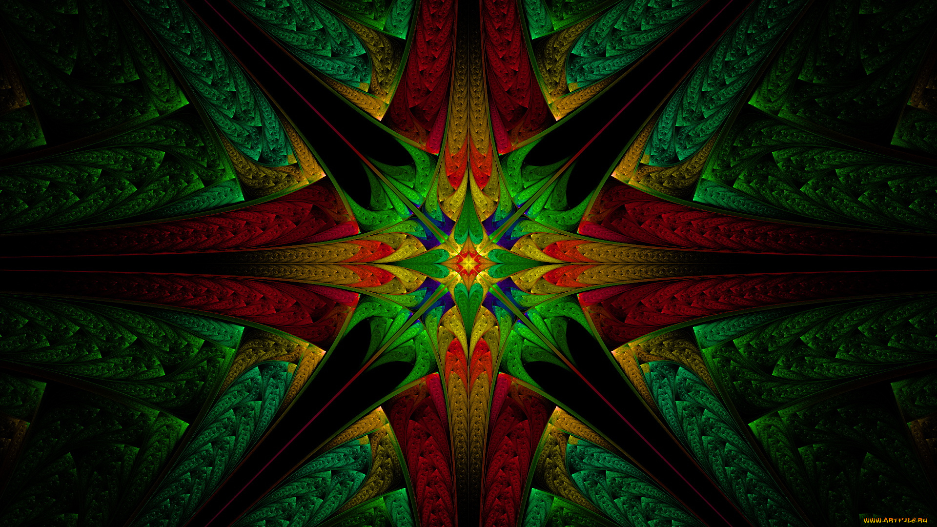 3д, графика, fractal, фракталы