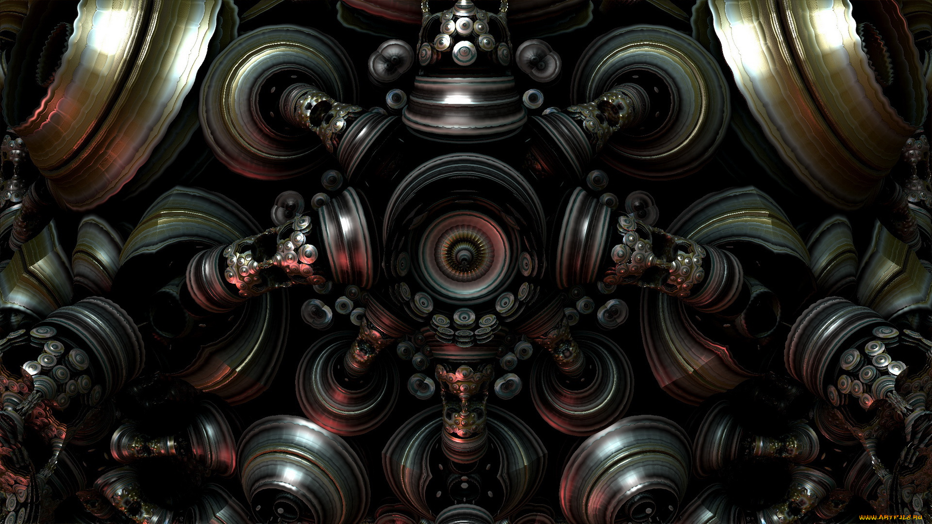 3д, графика, fractal, фракталы