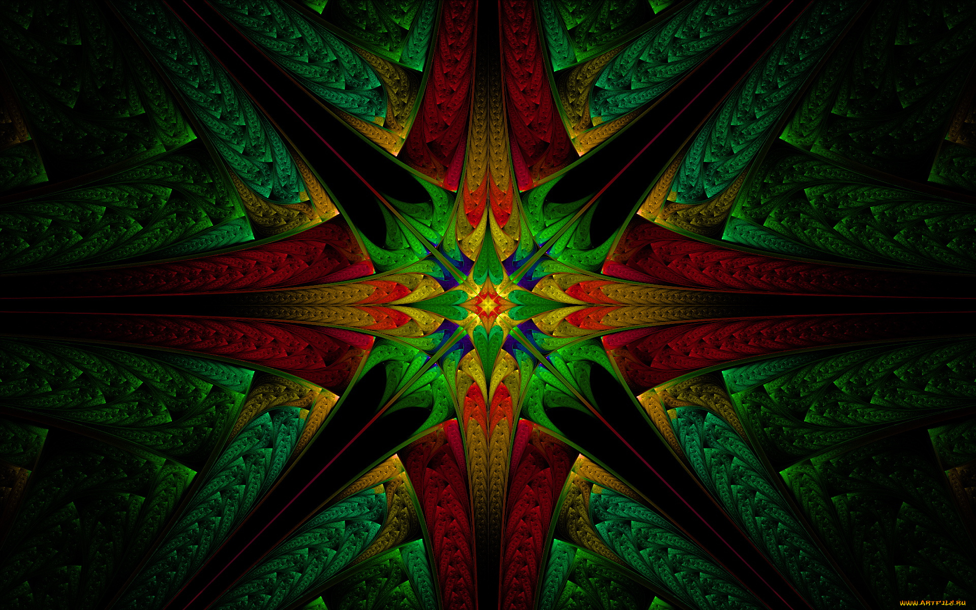 3д, графика, fractal, фракталы