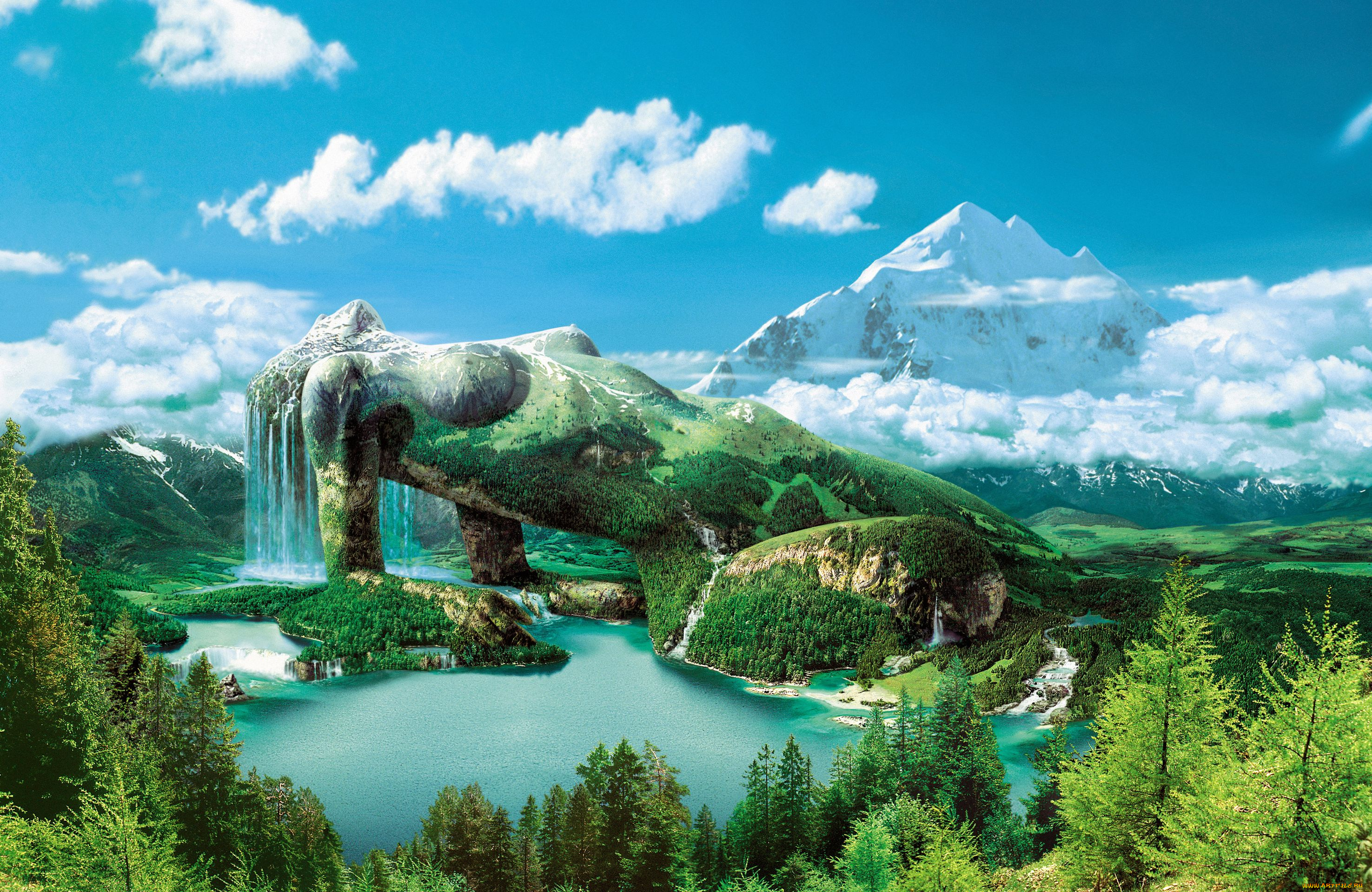 фэнтези, пейзажи