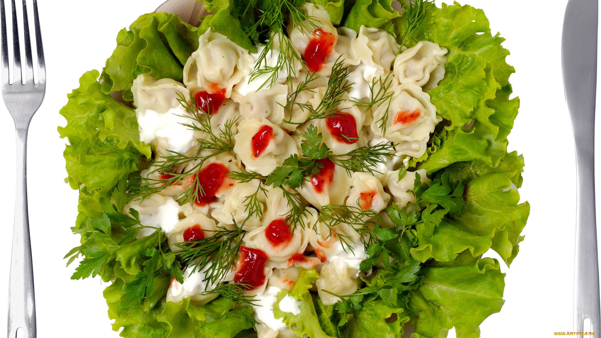 еда, пельмени, манты, вареники, петрушка, соус, укроп