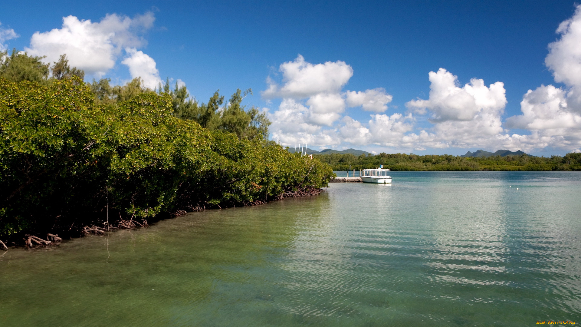 природа, реки, озера, маврикий