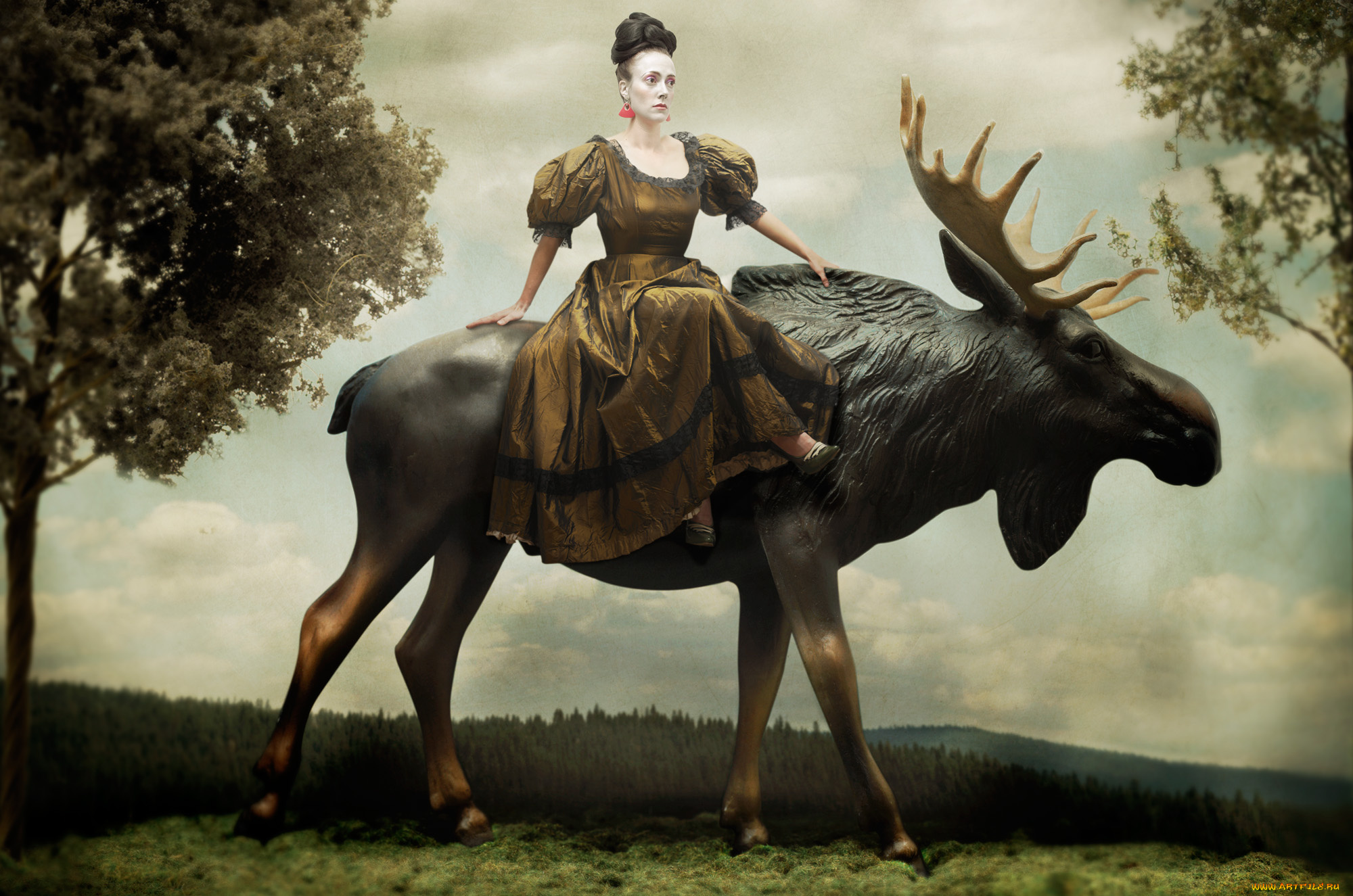 -Unsort, Креатив, автор, mark, holthusen, девушки, unsort, креатив, лось