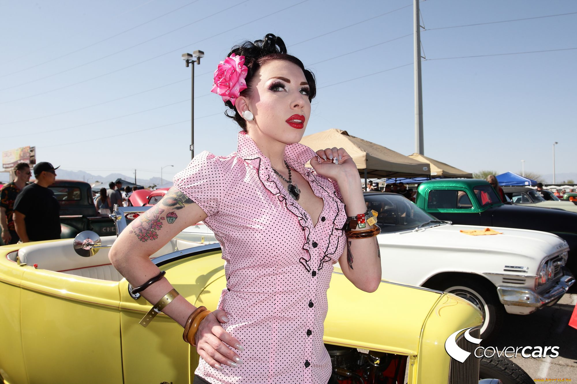 автомобили, авто, девушками