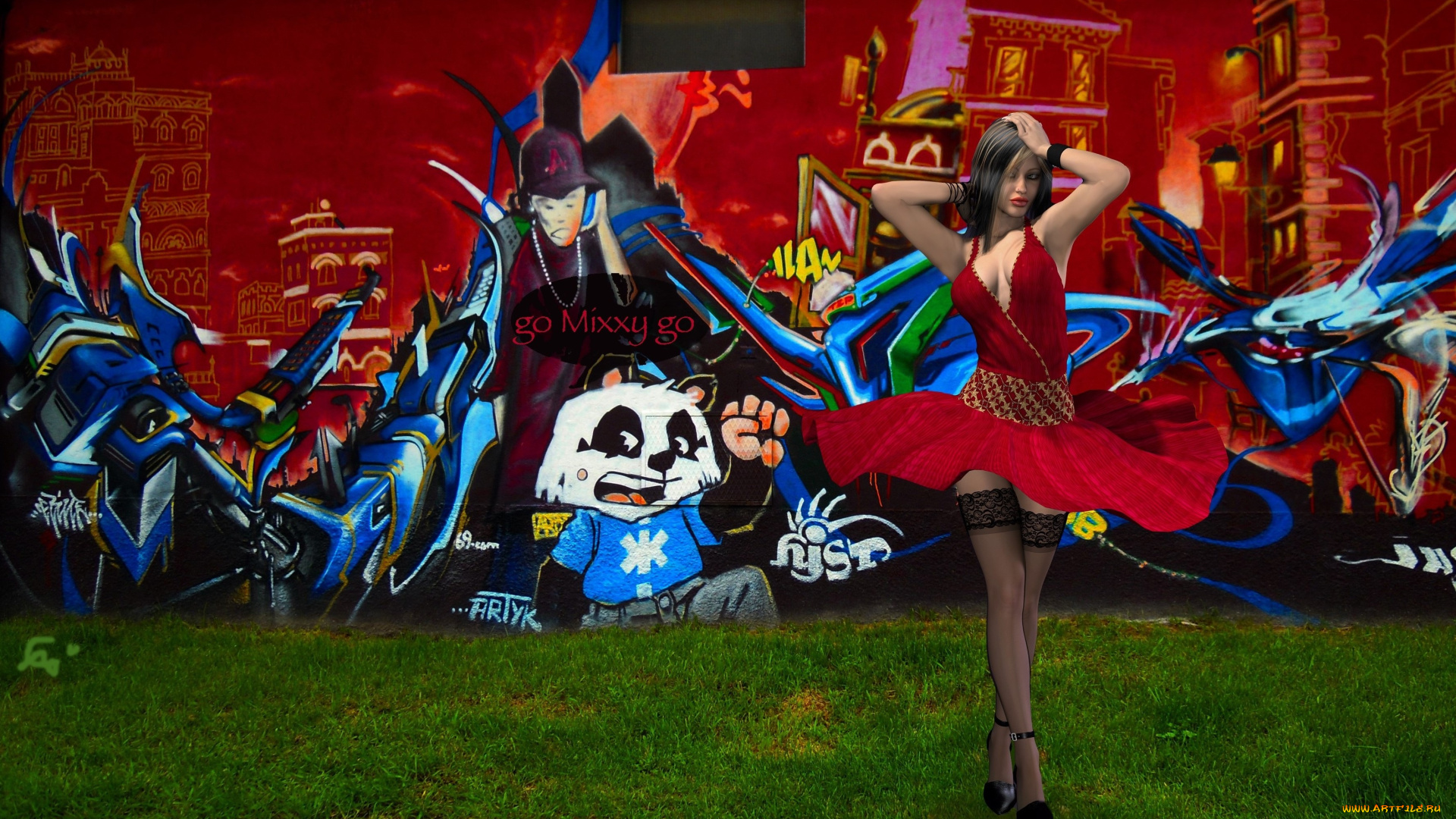 3д, графика, people, люди, девушка