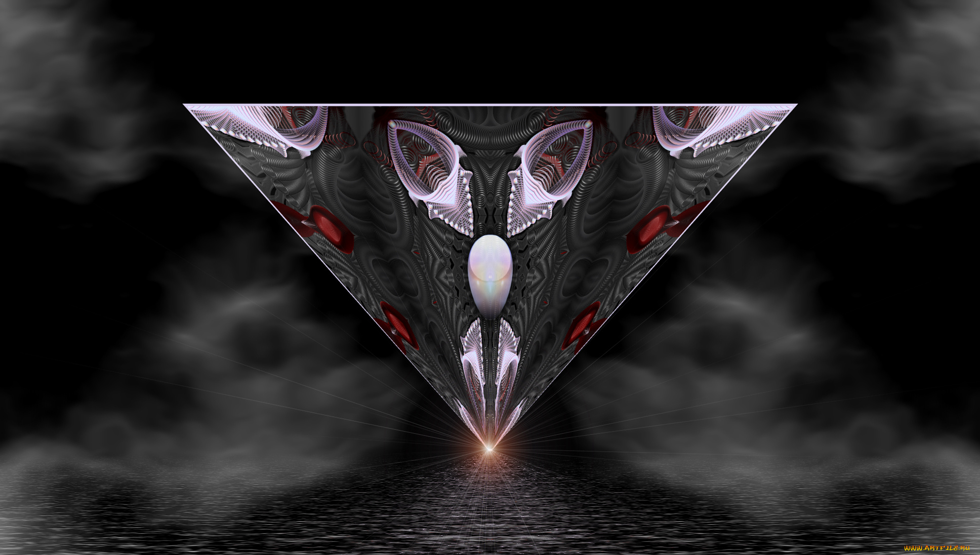 3д, графика, fractal, фракталы, узор, фон, цвета