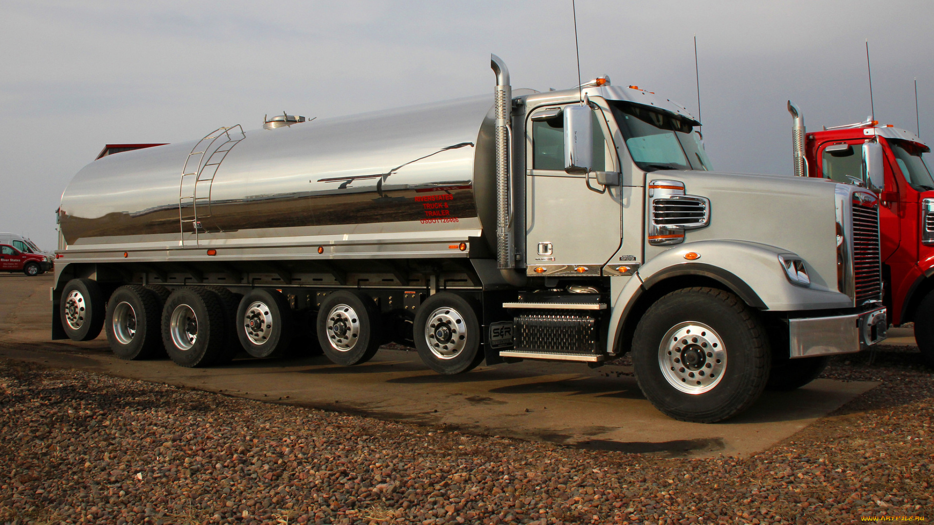 2014, freightliner, milk, truck, автомобили, freightliner, молоковоз, грузовик, цистерна, тяжёлый