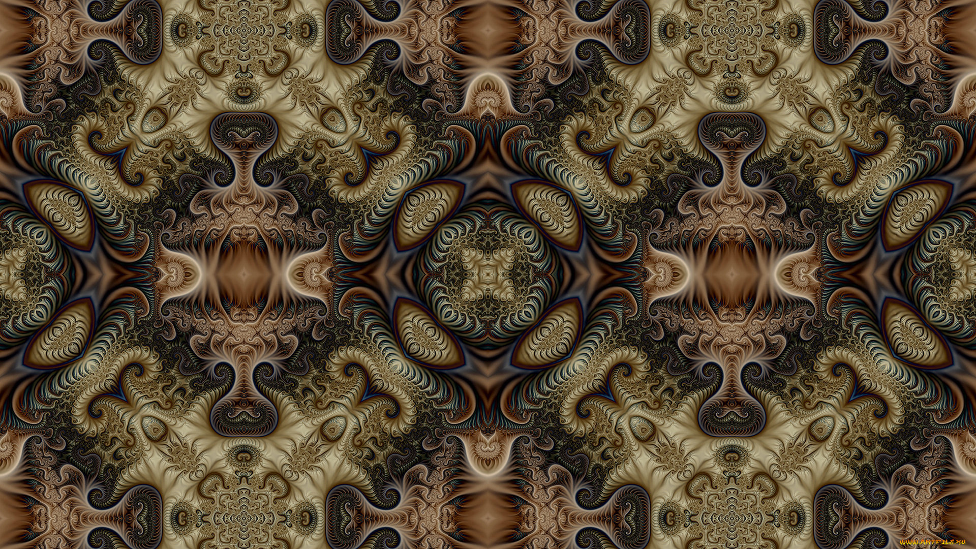 3д, графика, fractal, , фракталы, фон, узор, цвета