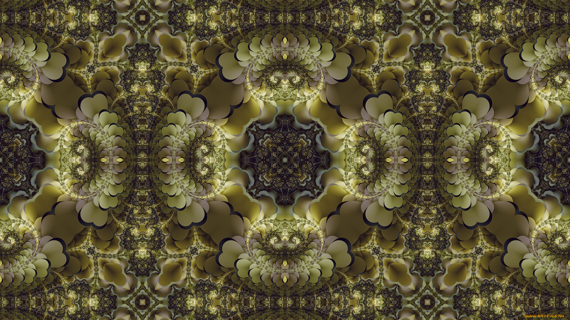 3д, графика, fractal, , фракталы, фон, узор, цвета