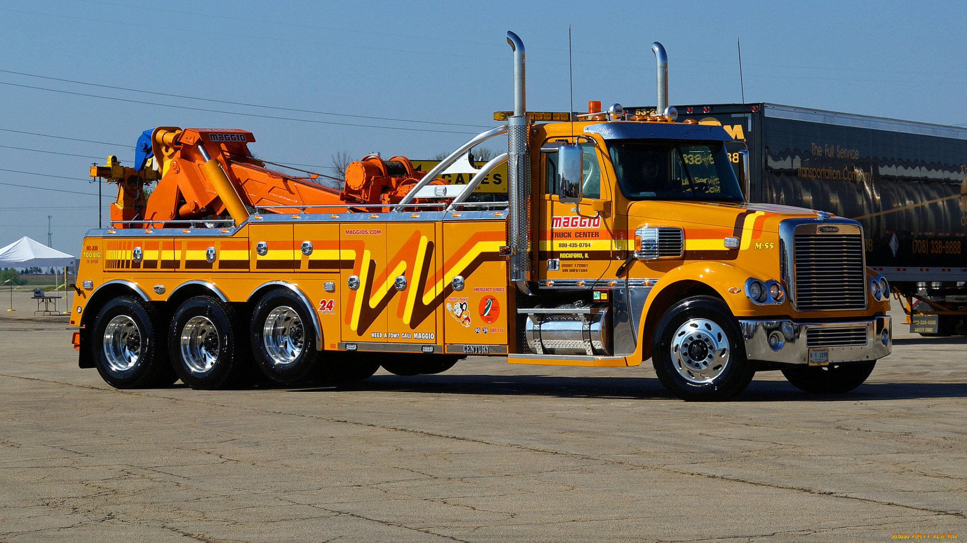 freightliner, tow, truck, автомобили, freightliner, спецтехника, грузовик, тяжёлый