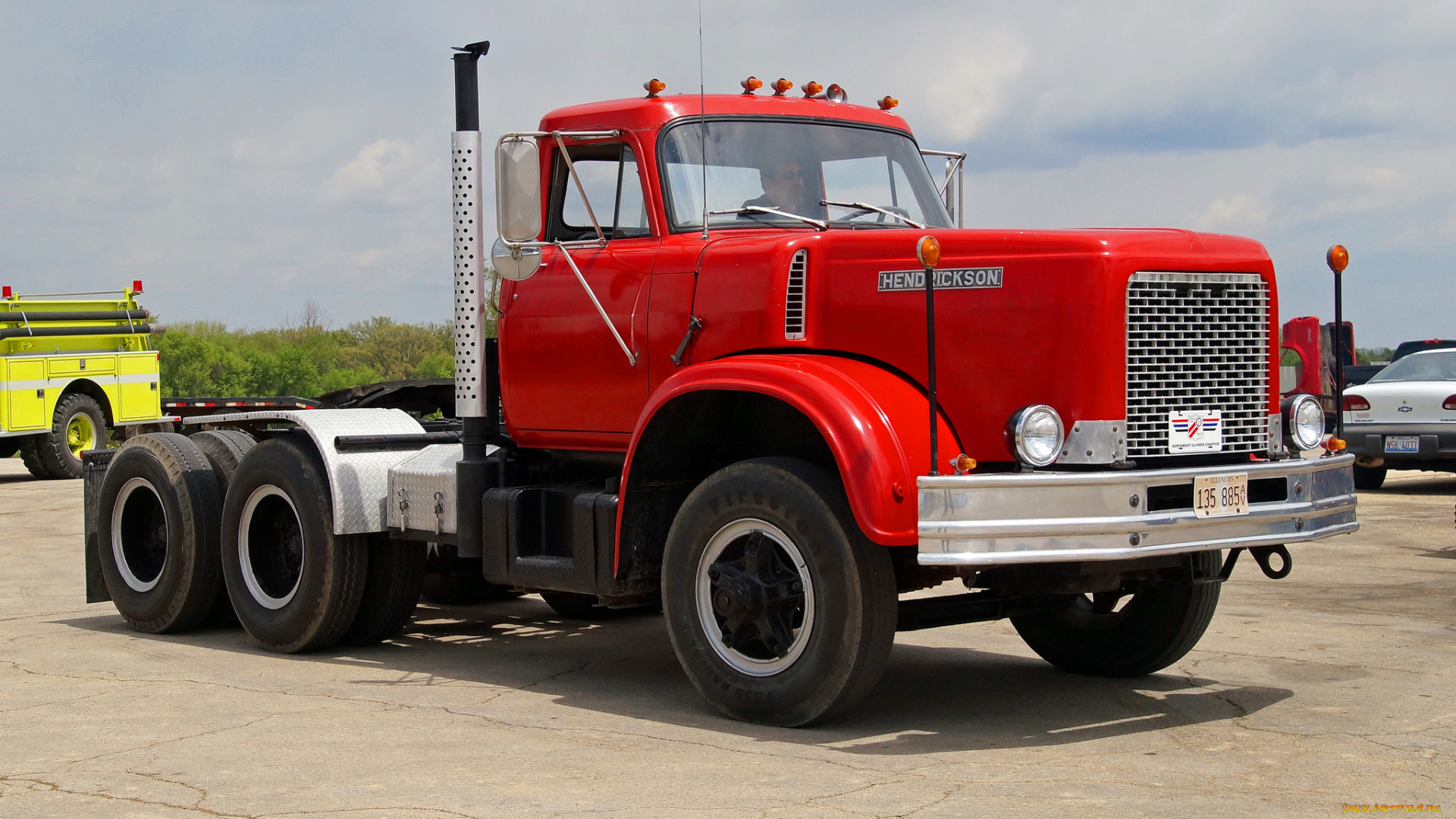 hendrickson, truck, автомобили, hendrickson, грузовик, тяжёлый