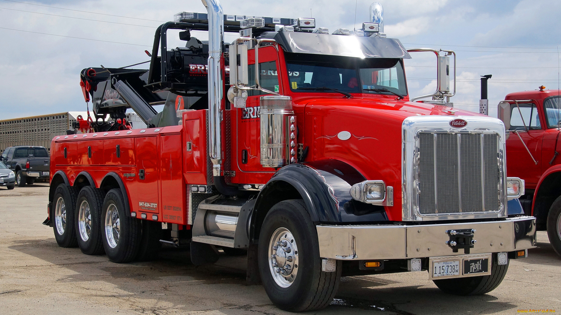 peterbilt, tow, truck, автомобили, peterbilt, грузовик, тяжёлый