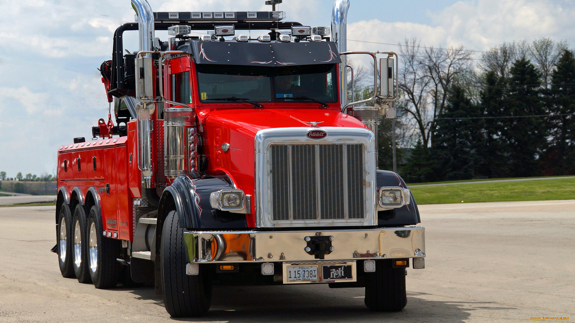 peterbilt, tow, truck, автомобили, peterbilt, грузовик, тяжёлый