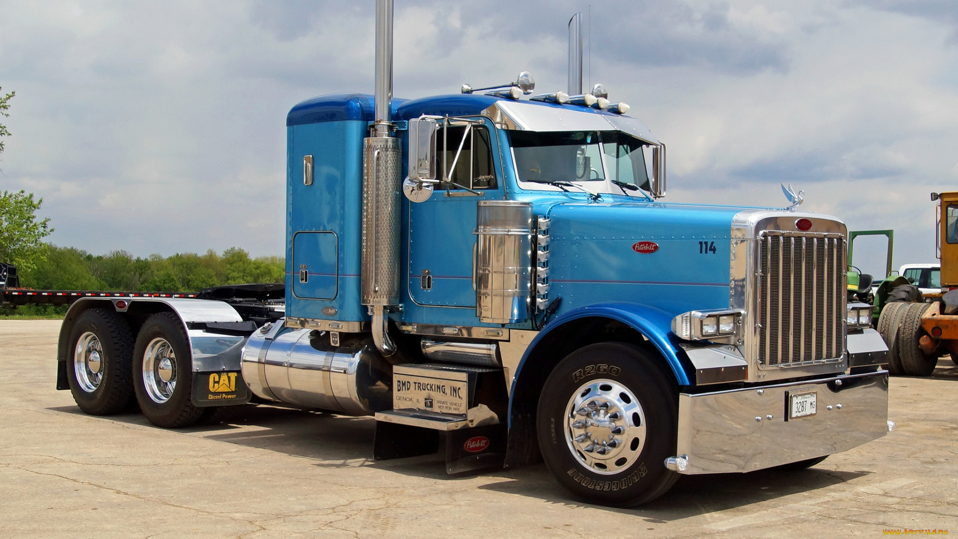 peterbilt, truck, автомобили, peterbilt, грузовик, тяжёлый