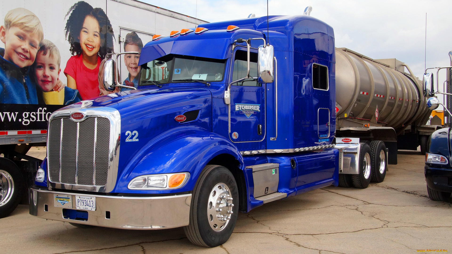 peterbilt, truck, автомобили, peterbilt, грузовик, тяжёлый