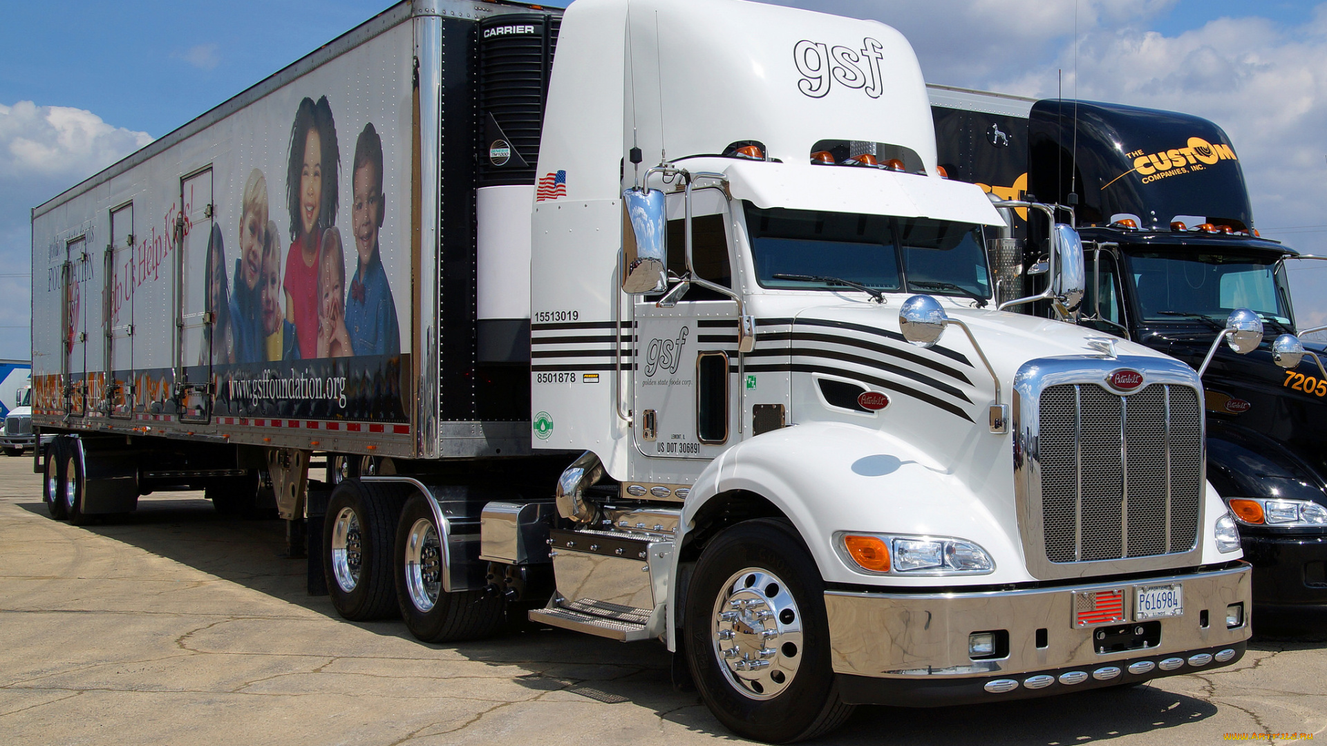 peterbilt, truck, автомобили, peterbilt, грузовик, тяжёлый