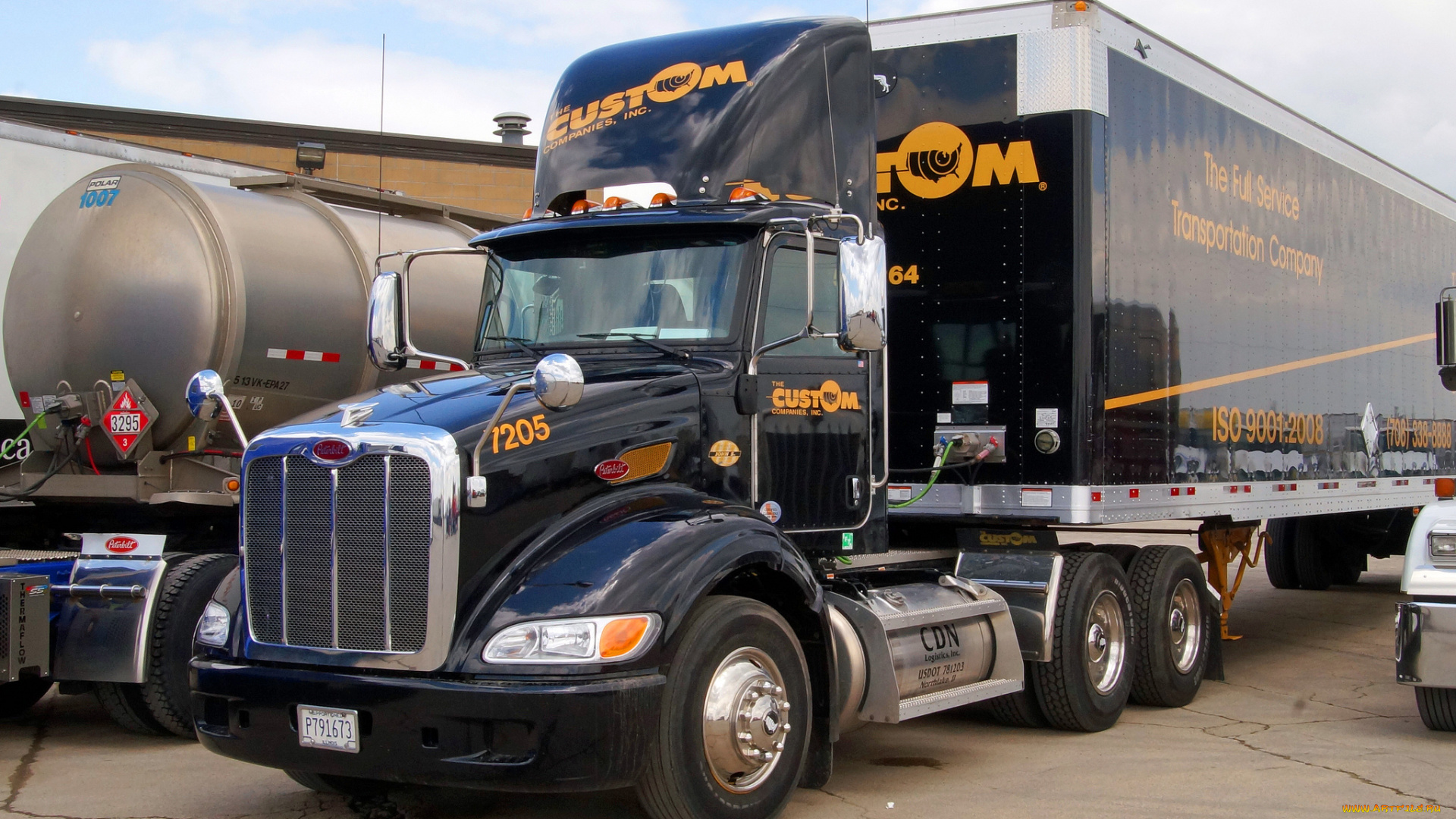 peterbilt, truck, автомобили, peterbilt, грузовик, тяжёлый