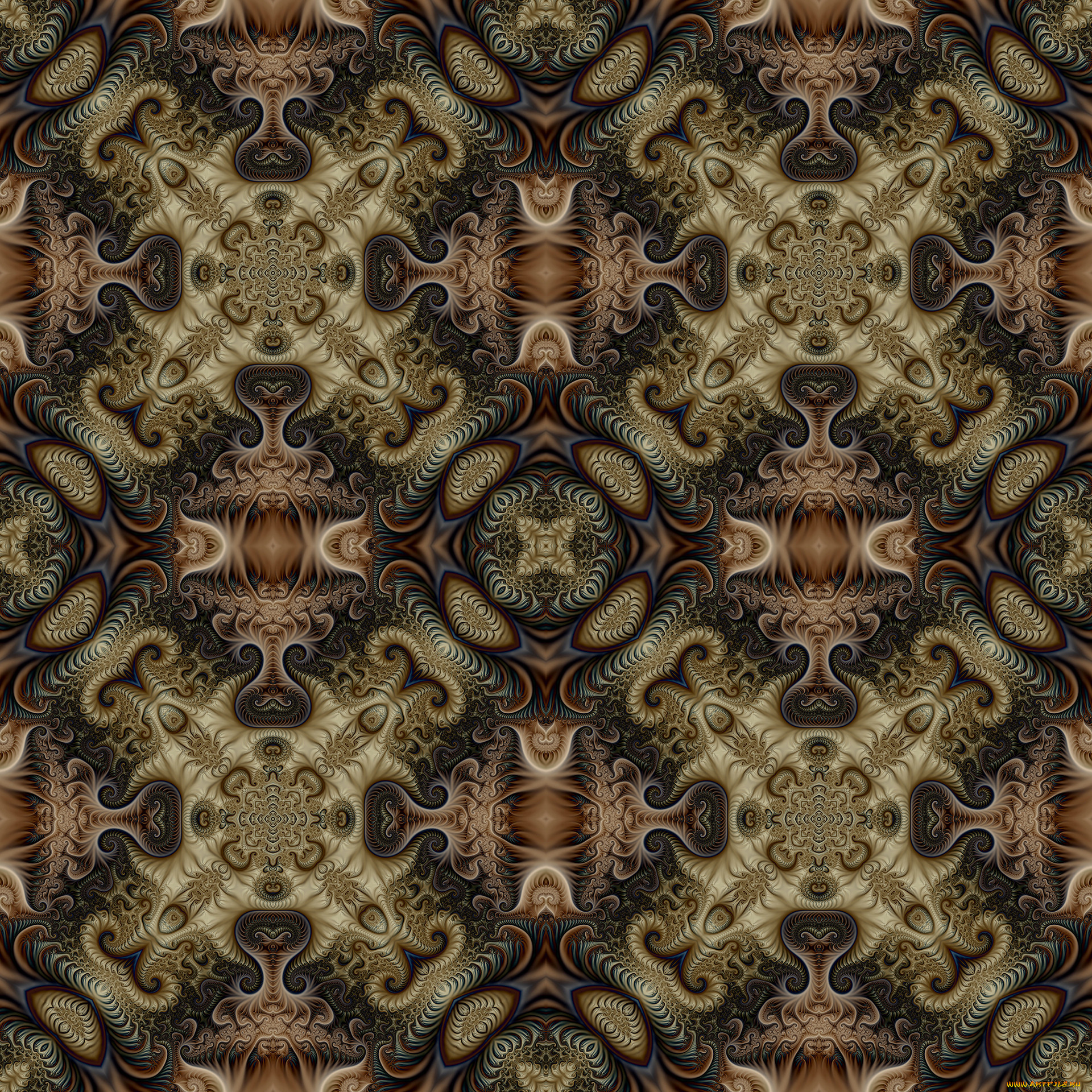 3д, графика, fractal, , фракталы, фон, узор, цвета