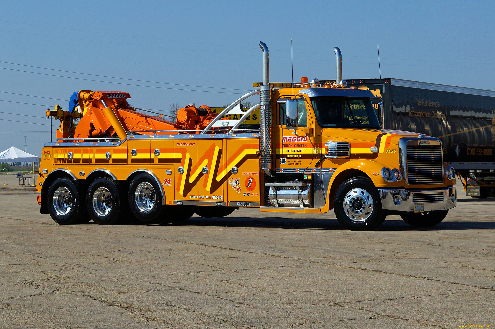 freightliner, tow, truck, автомобили, freightliner, спецтехника, грузовик, тяжёлый