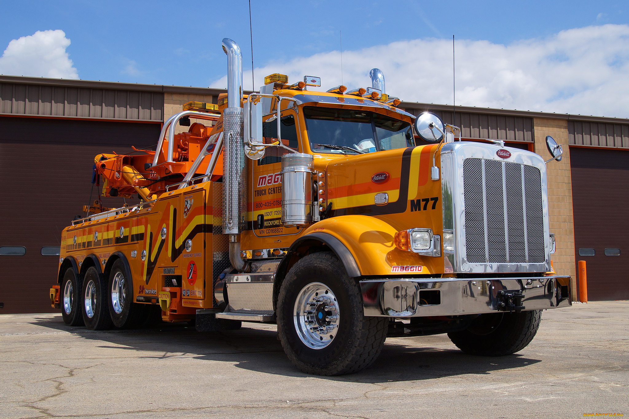 peterbilt, tow, truck, автомобили, peterbilt, тяжёлый, грузовик