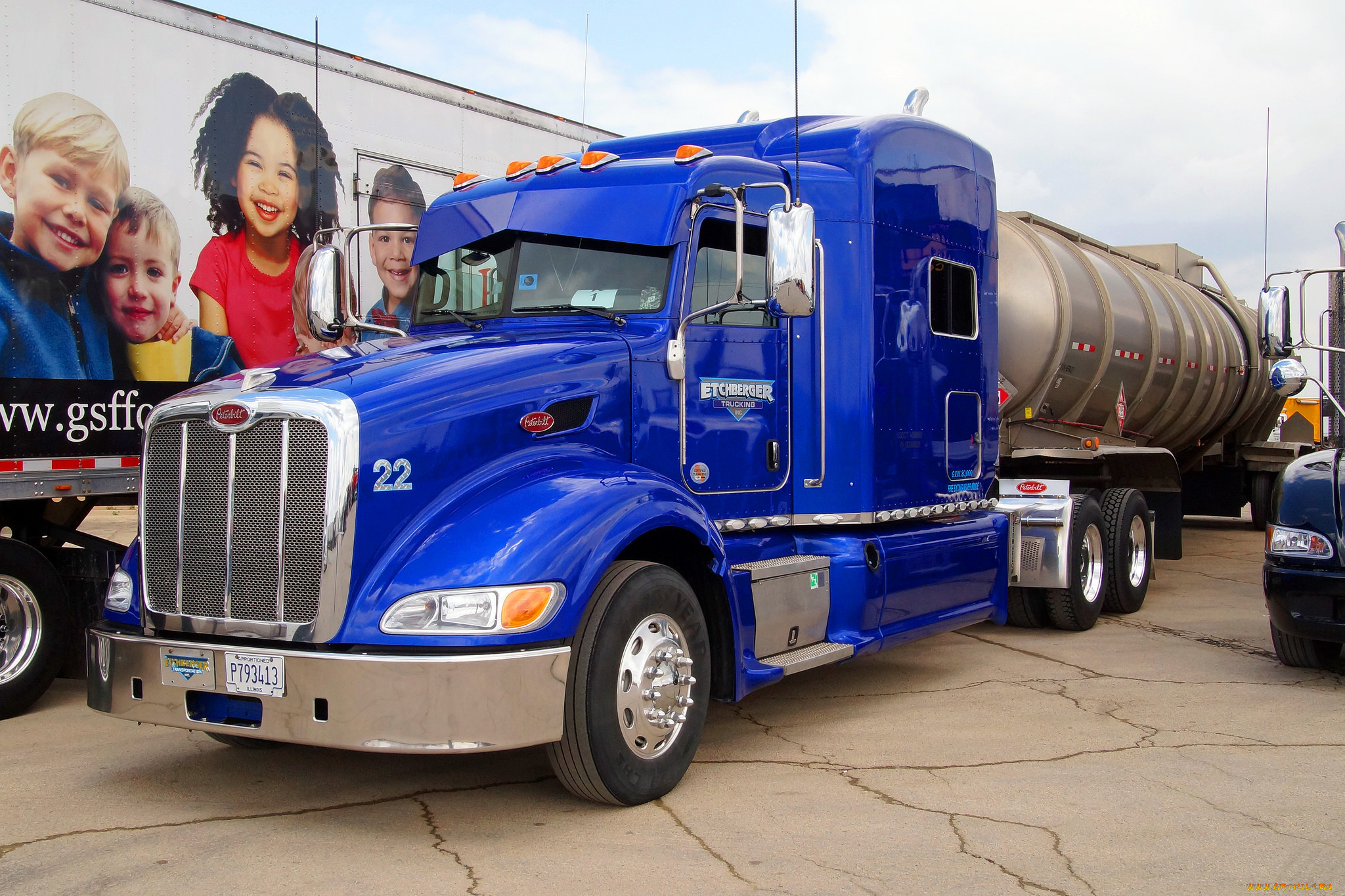 peterbilt, truck, автомобили, peterbilt, грузовик, тяжёлый