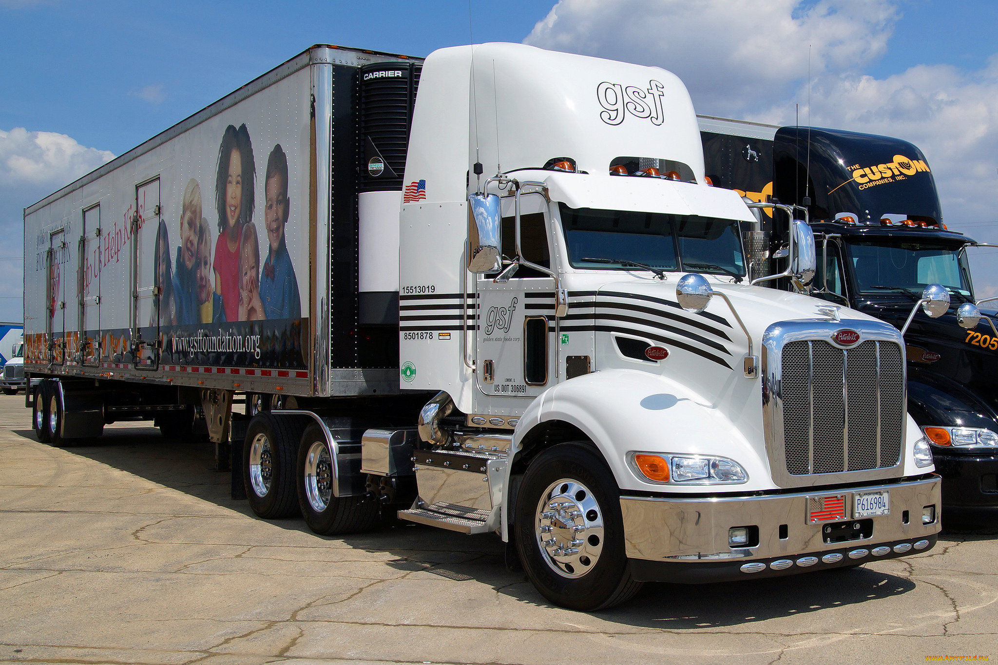 peterbilt, truck, автомобили, peterbilt, грузовик, тяжёлый