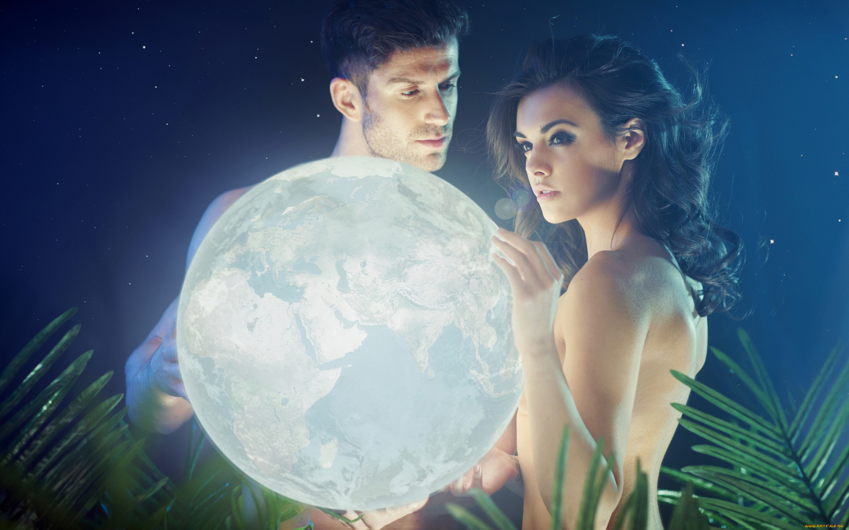 разное, мужчина, женщина, парень, девушка, the, stars, earth, girl, звезды, night, boy, земля, ночь