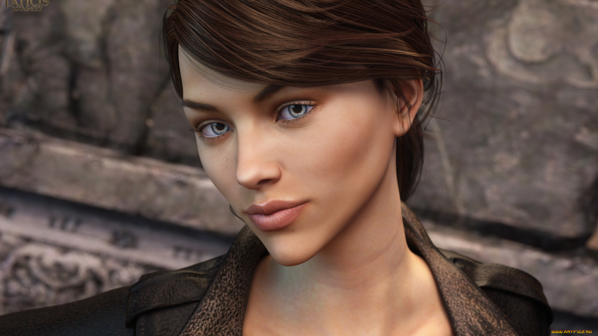 3д, графика, портрет, , portraits, девушка, взгляд