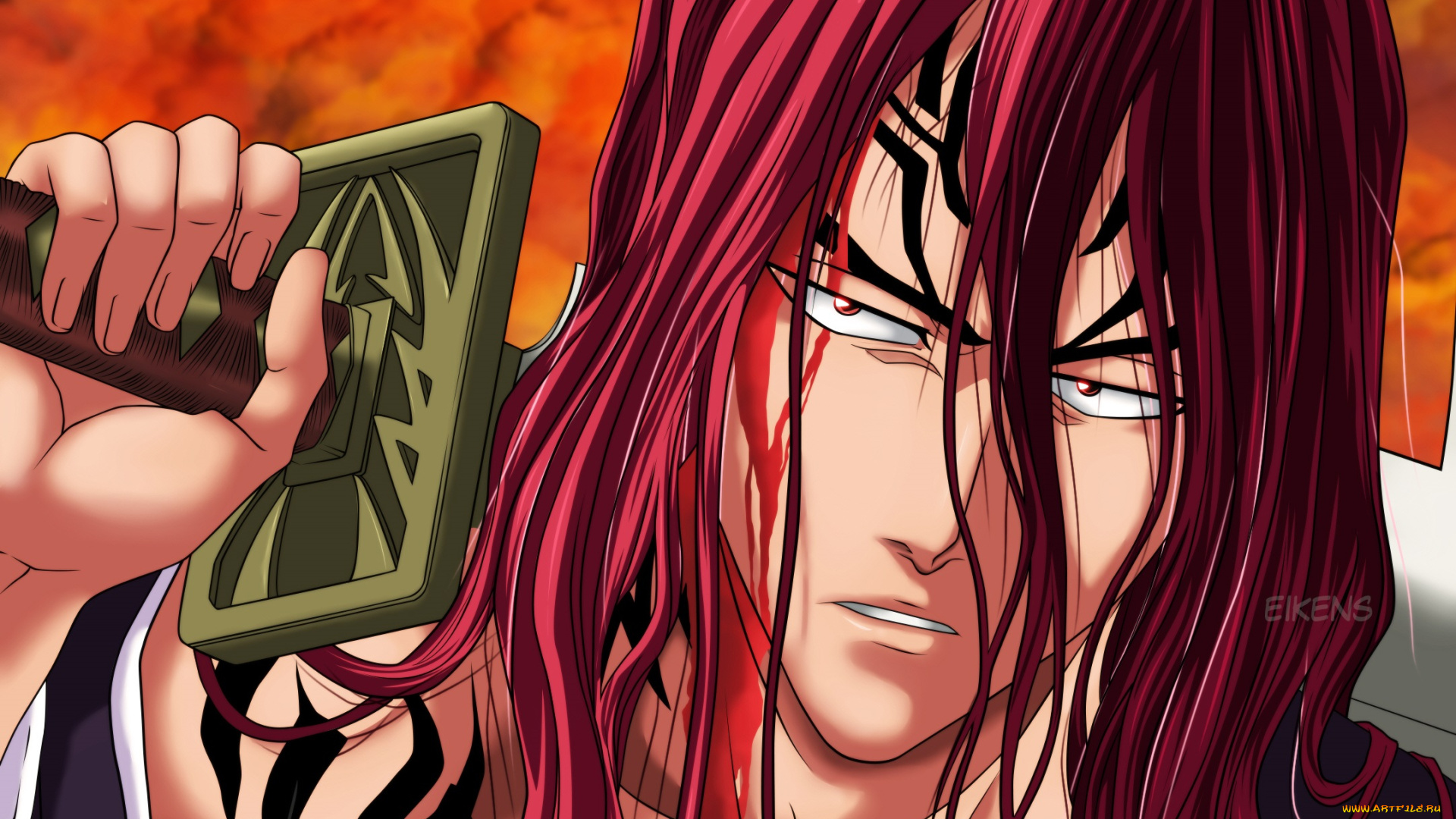 аниме, bleach, ренджи