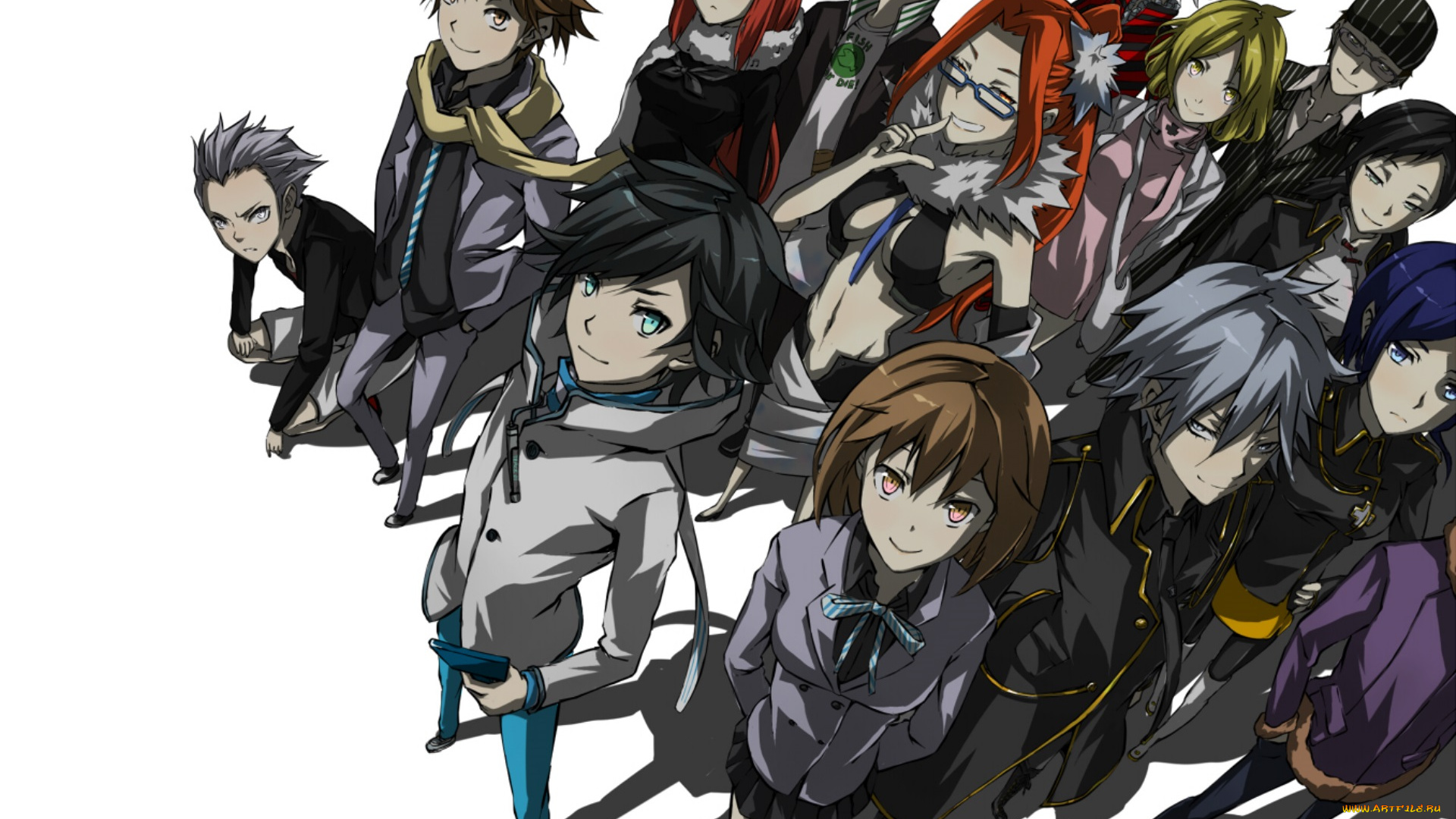 аниме, devil, survivor, парни, девушки