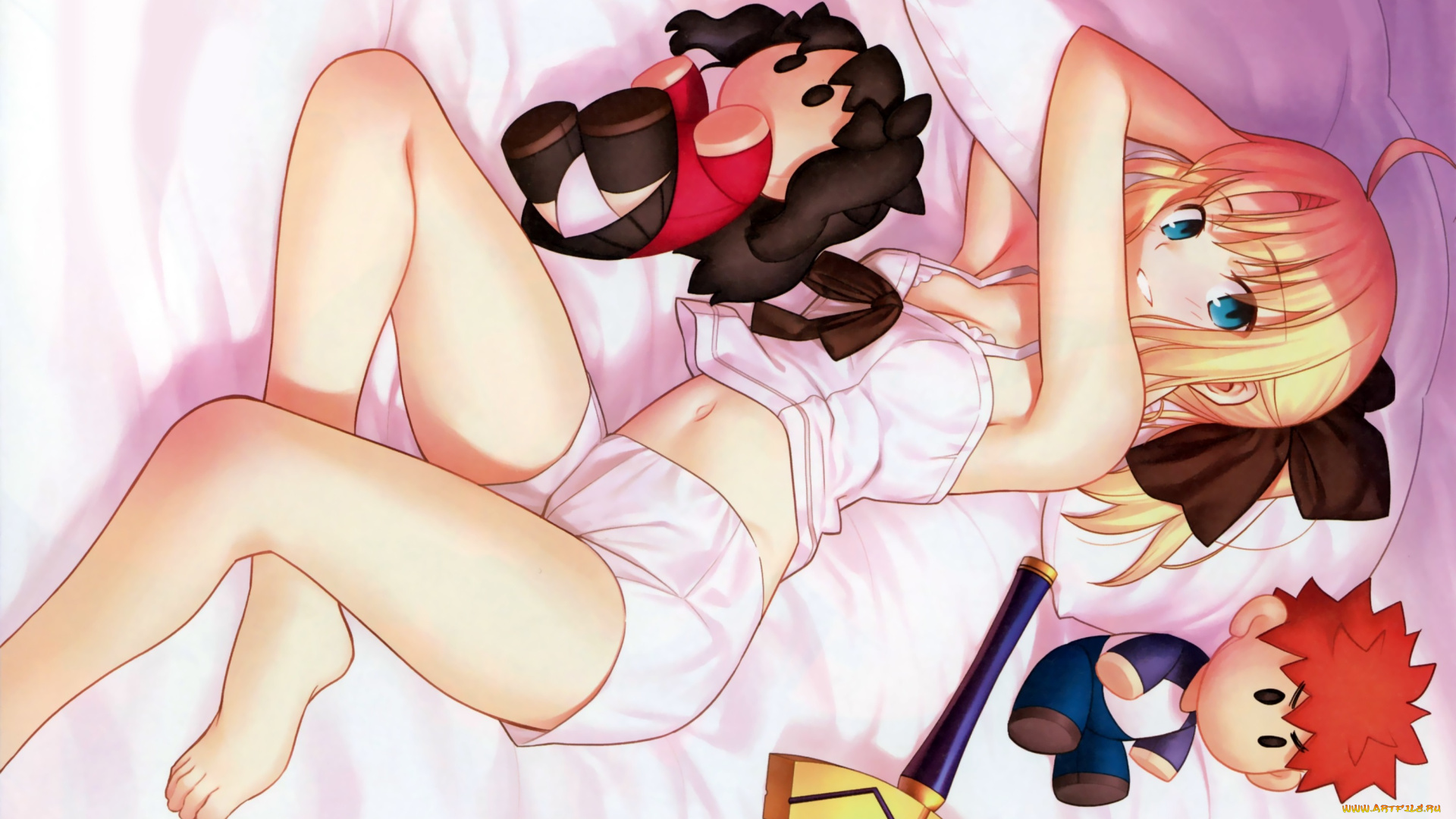 аниме, fate, stay, night, игрушки, сейбер