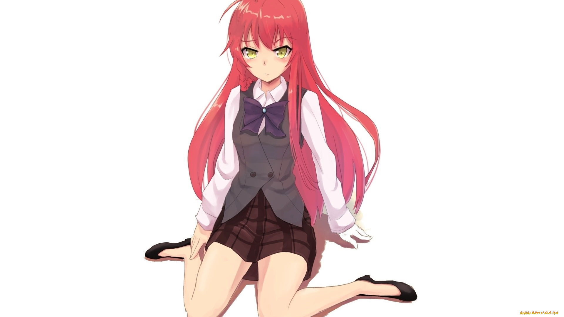 аниме, hataraku, maou-sama, девушка